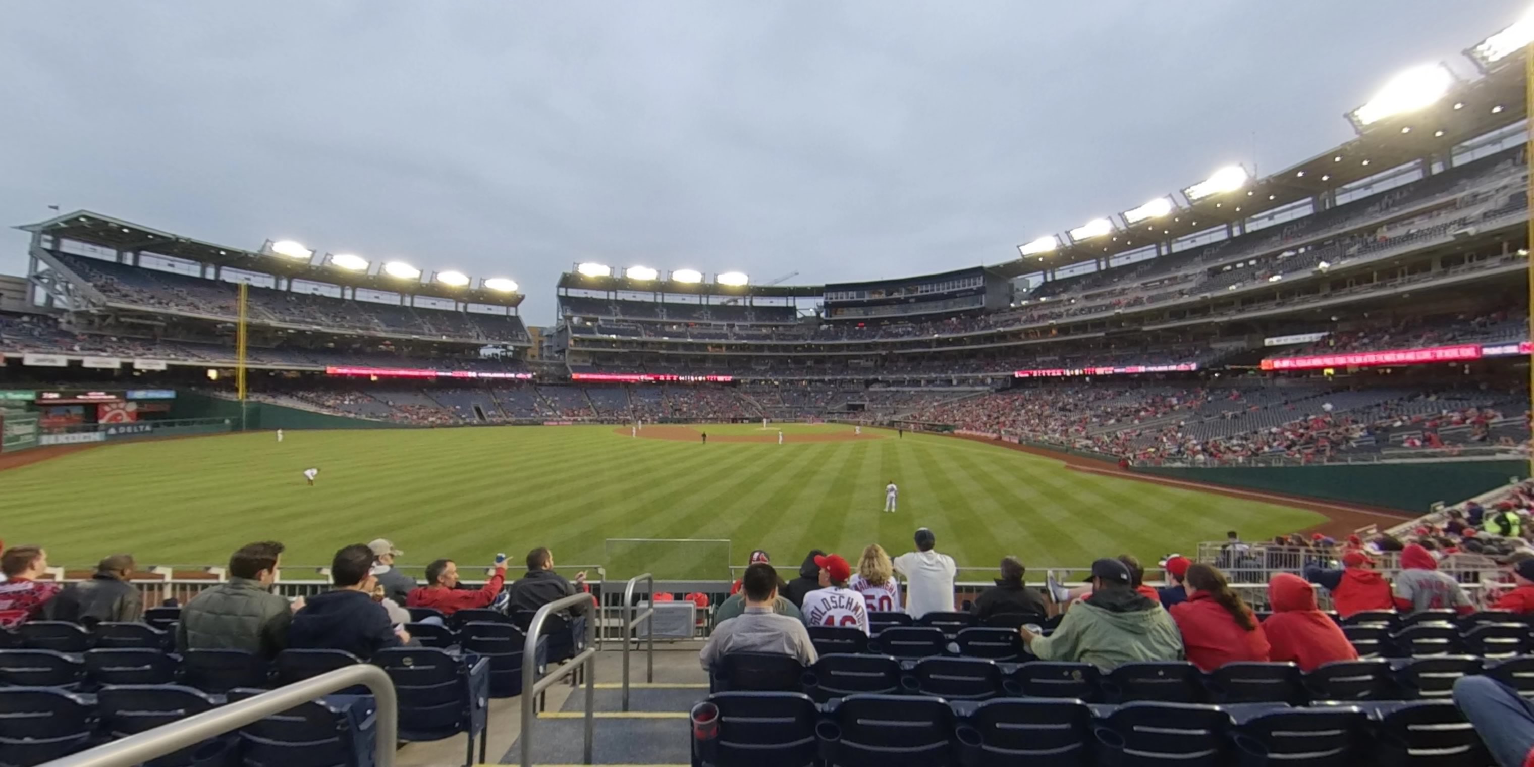 section 101 panoramic seat view  for baseball - nationals park