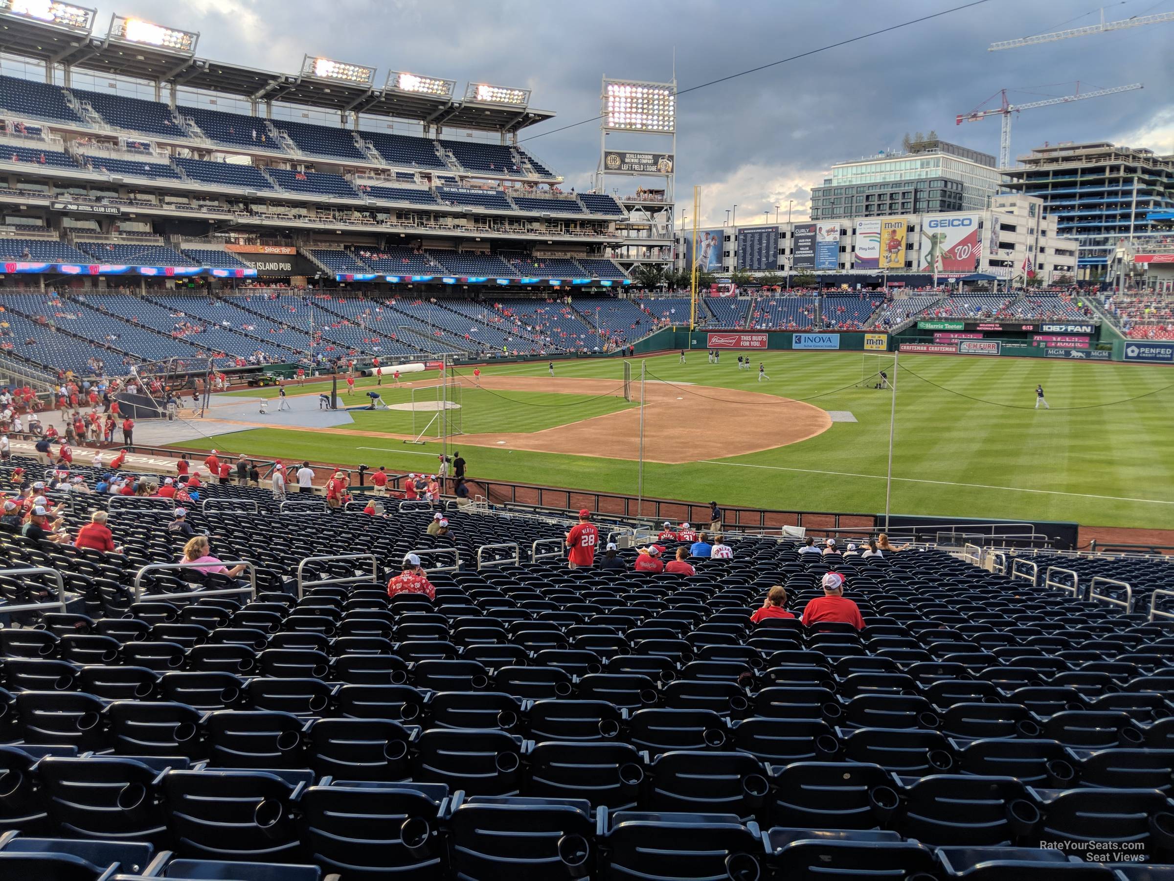 Section 132 at Nationals Park RateYourSeats