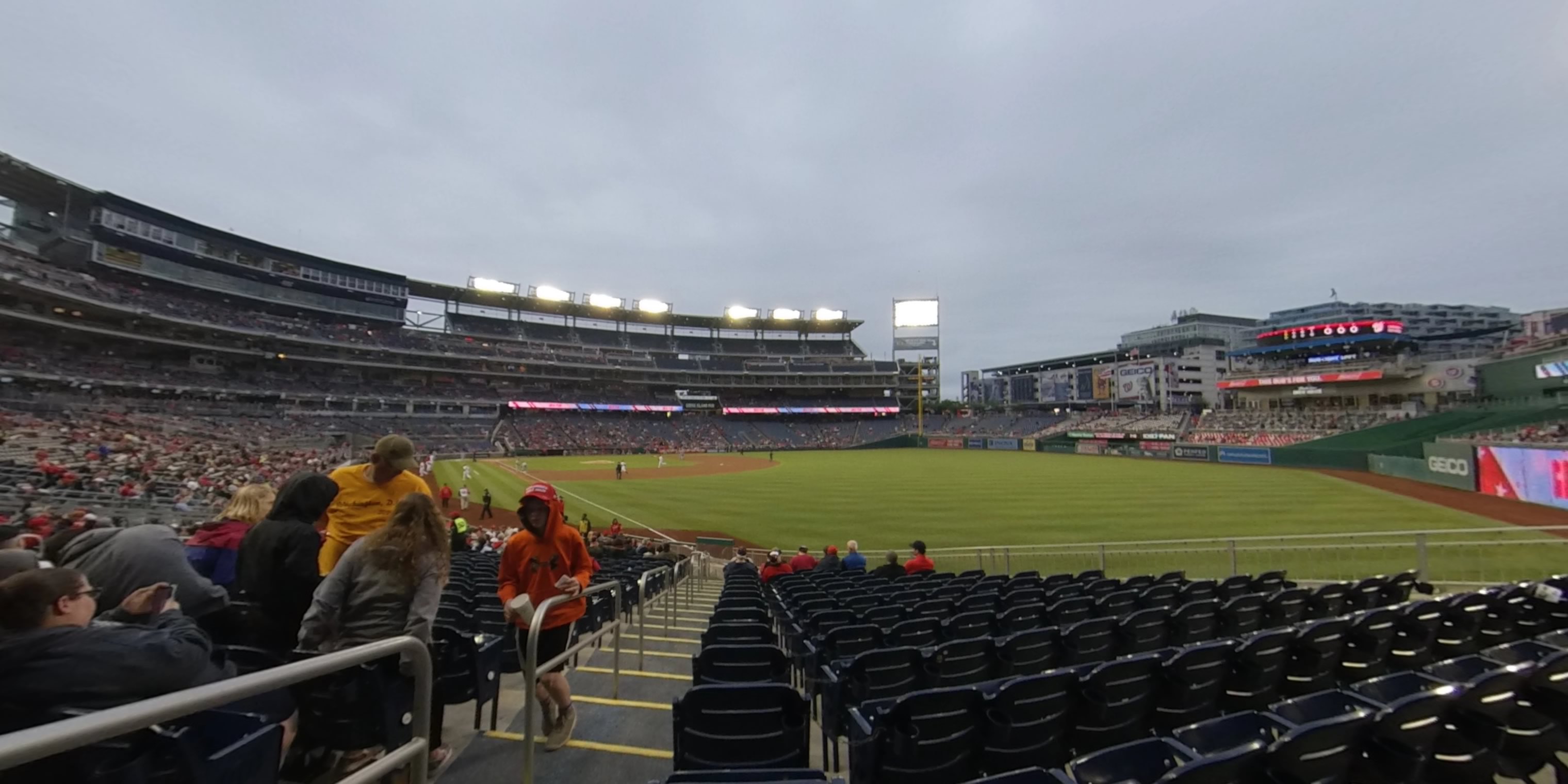 section 136 panoramic seat view  for baseball - nationals park