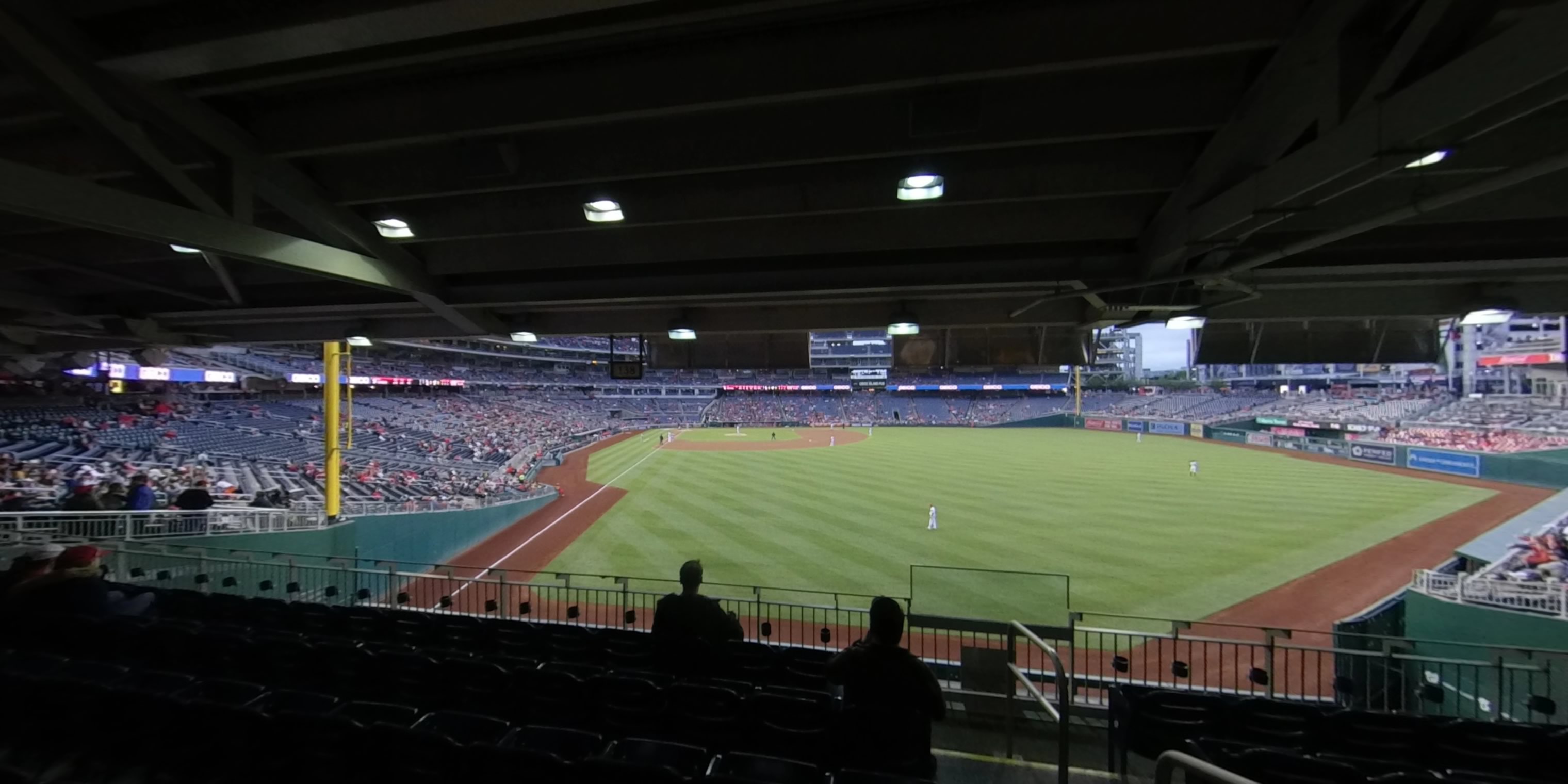section 138 panoramic seat view  for baseball - nationals park