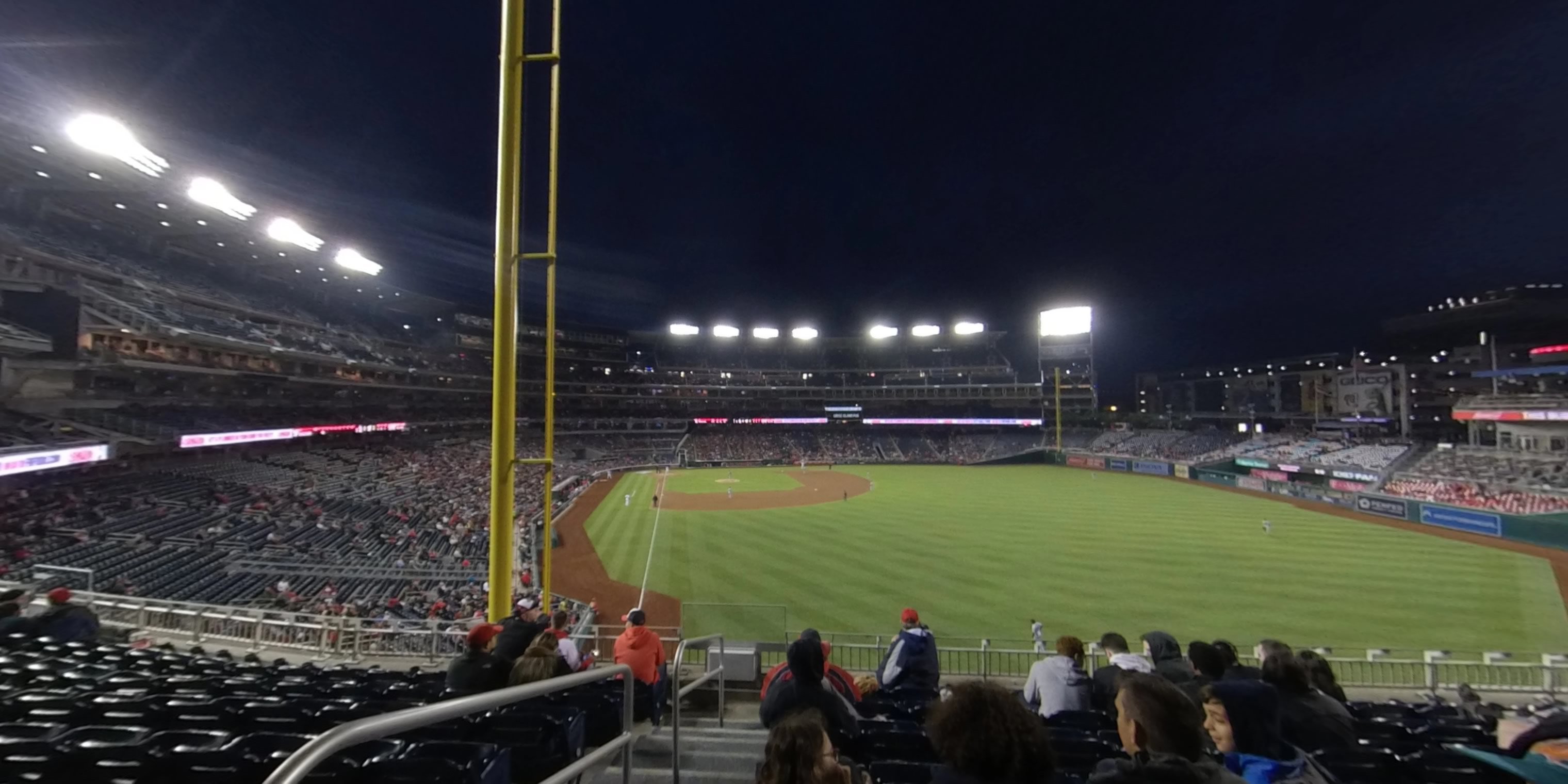 section 235 panoramic seat view  for baseball - nationals park