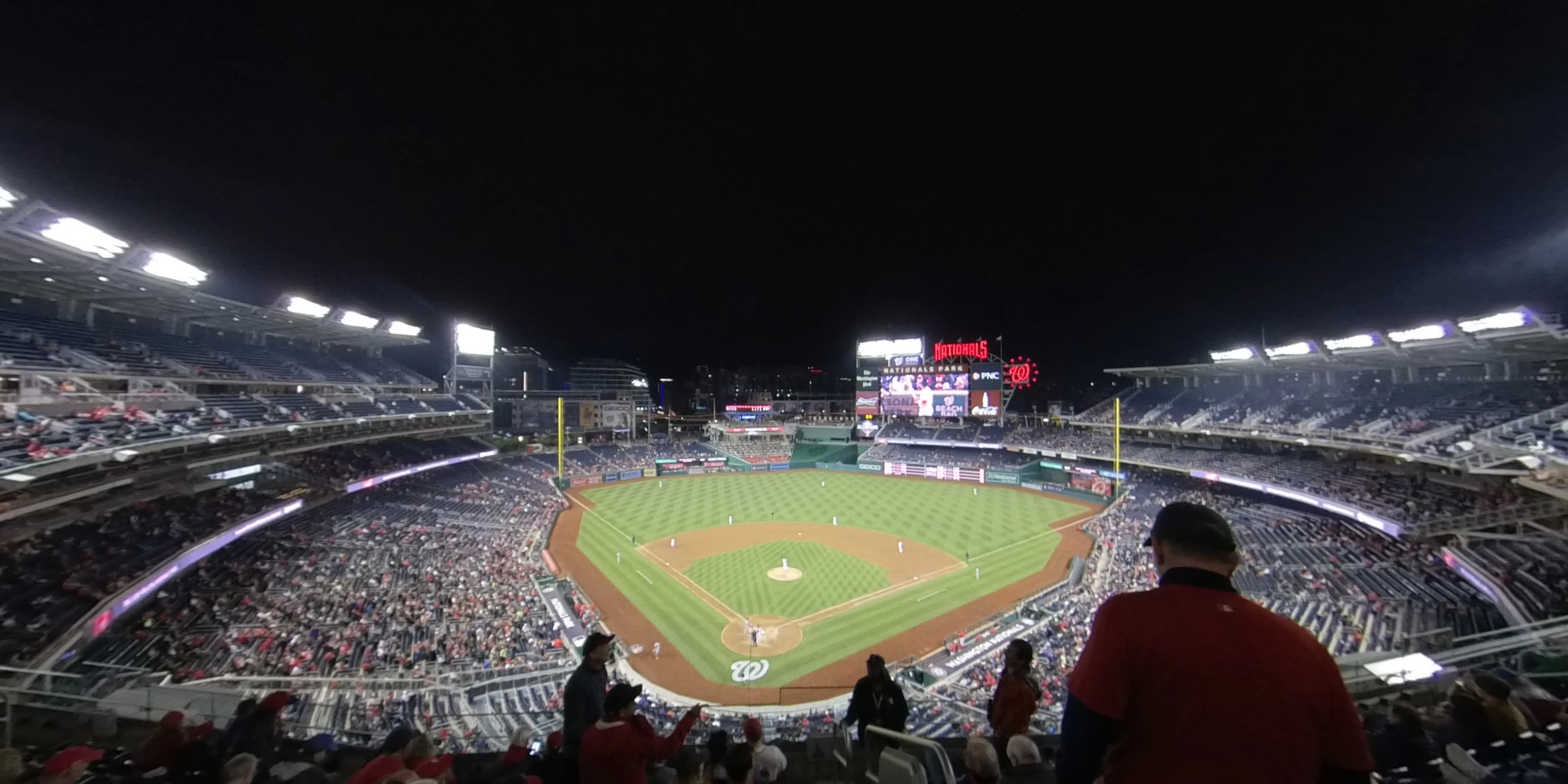 section 314 panoramic seat view  for baseball - nationals park
