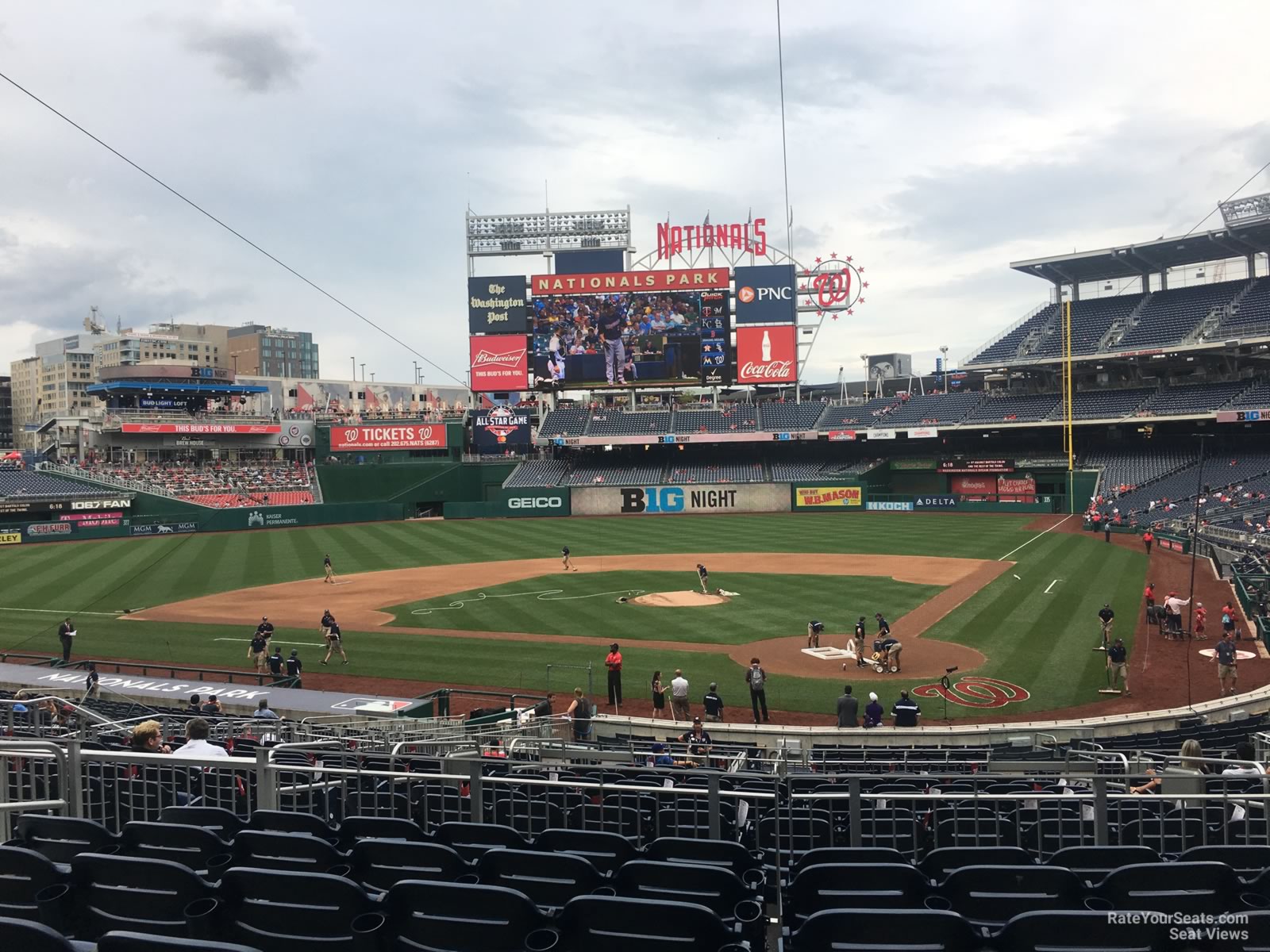 Nationals Park Section 120 - Washington Nationals - RateYourSeats.com