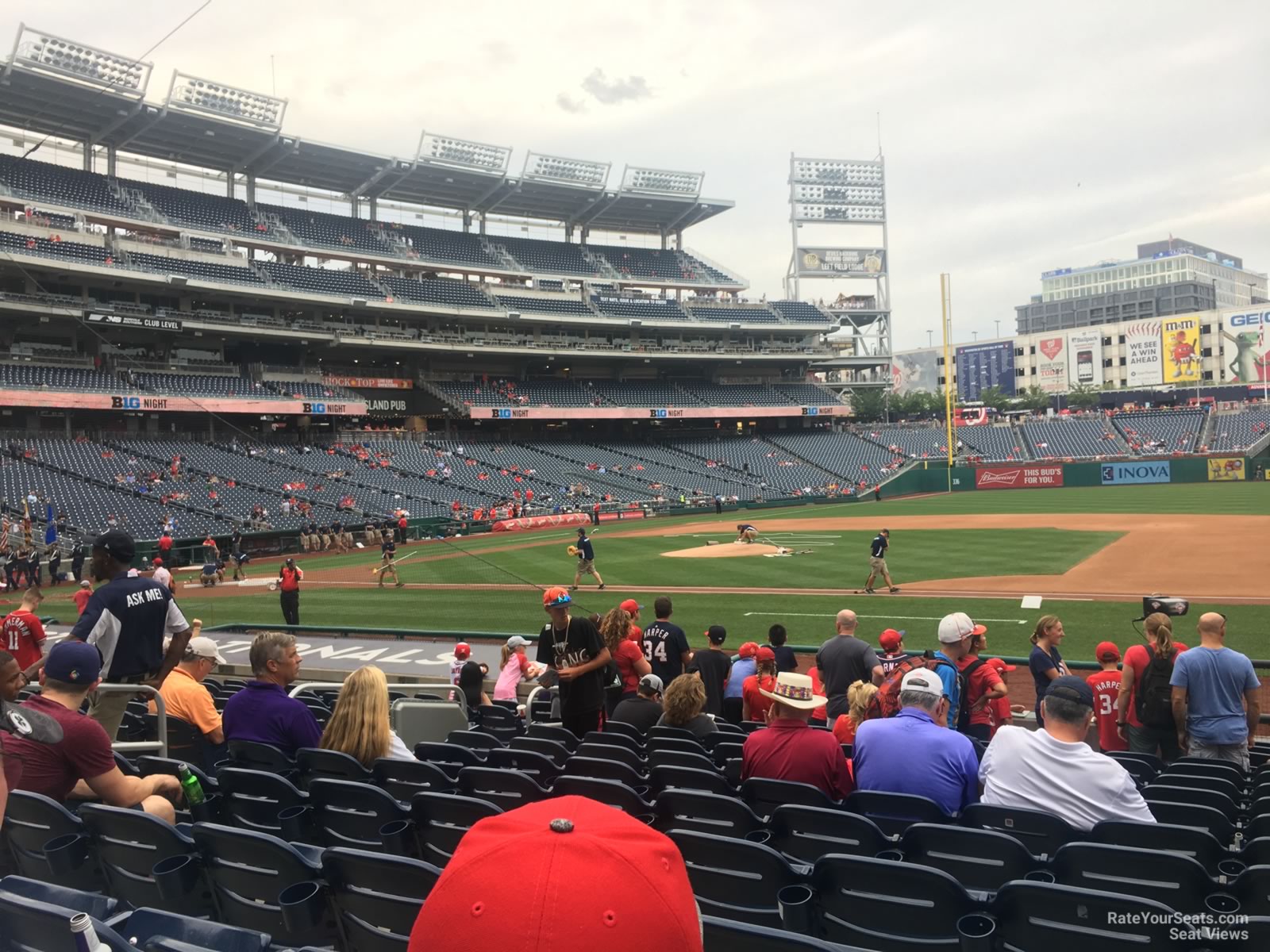 Nationals Park Section 130 - Washington Nationals - RateYourSeats.com