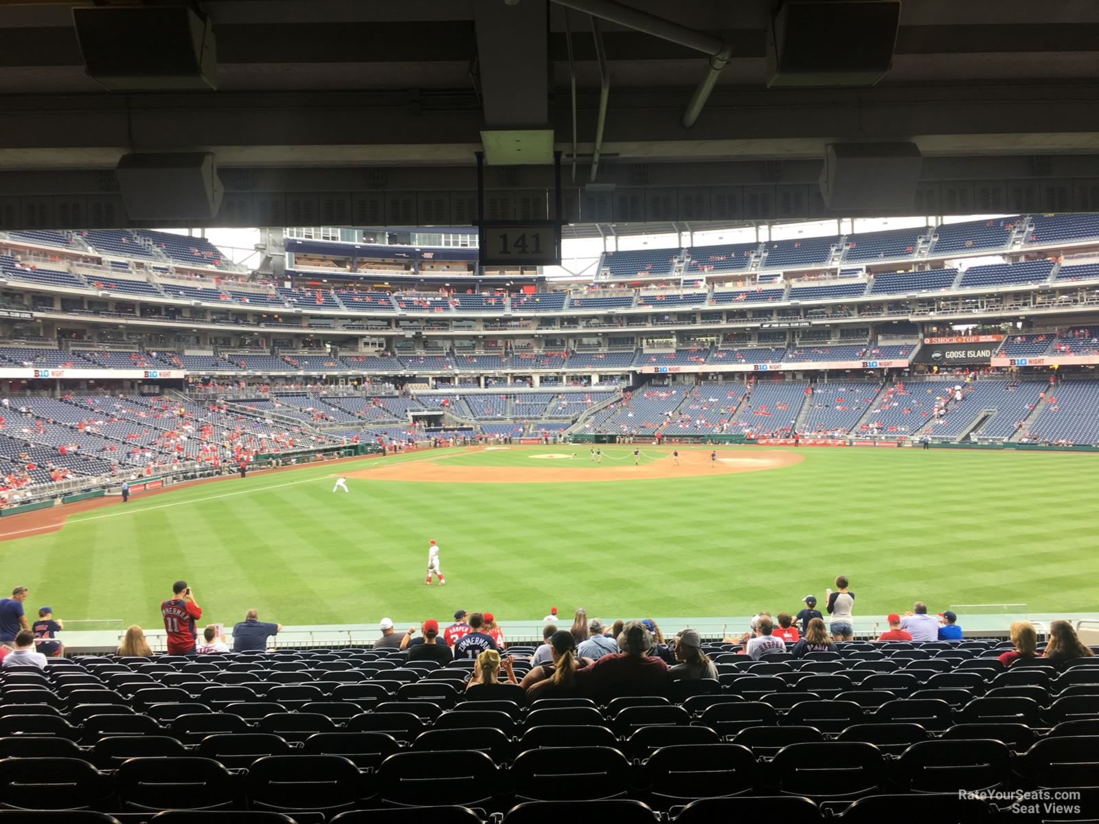 Nationals Park Section 141 - Washington Nationals - RateYourSeats.com