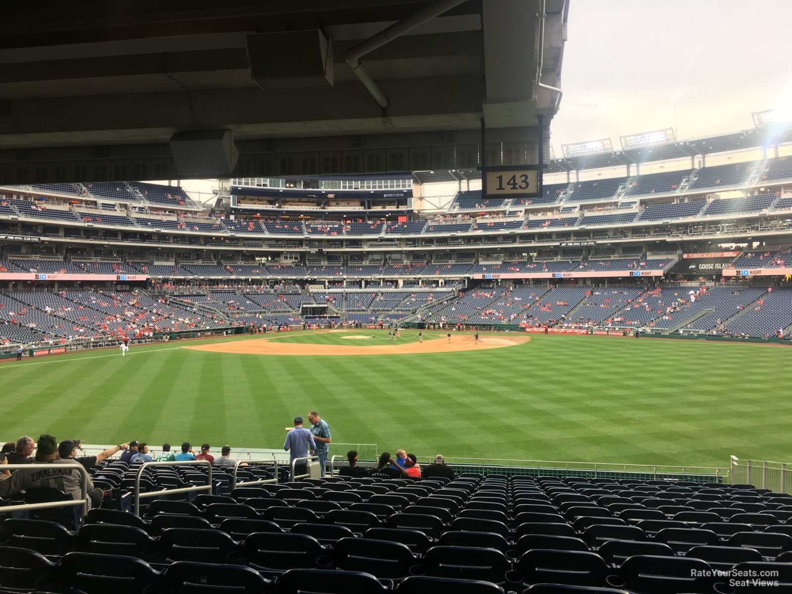 Nationals Park Section 143 - Washington Nationals - RateYourSeats.com