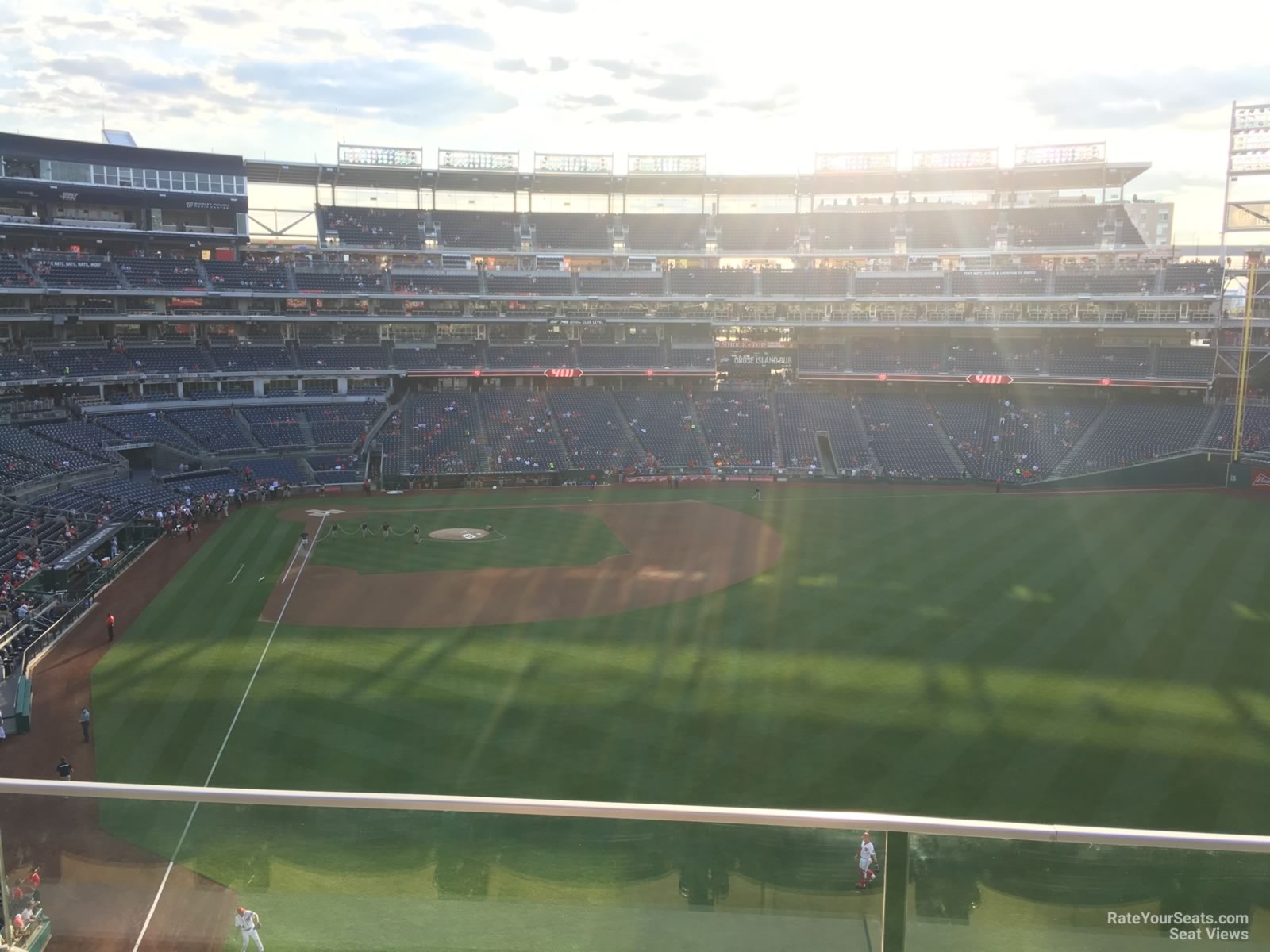 section 236, row d seat view  for baseball - nationals park