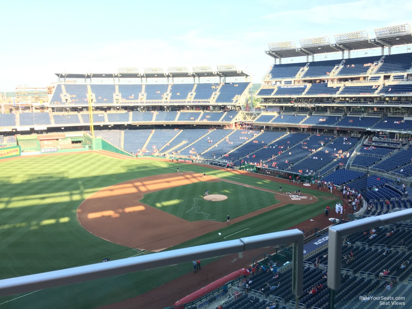 section 305, row a seat view  for baseball - nationals park