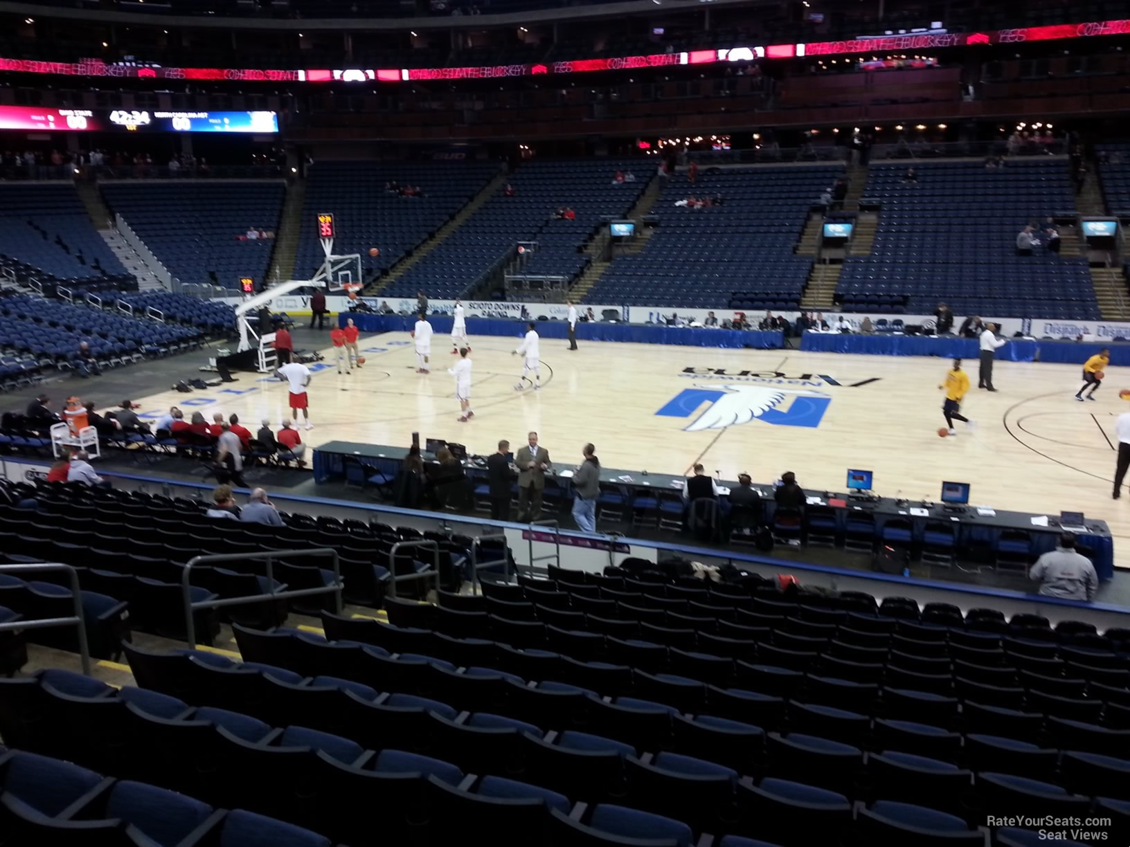 Nationwide Arena Section 103 Basketball Seating - RateYourSeats.com