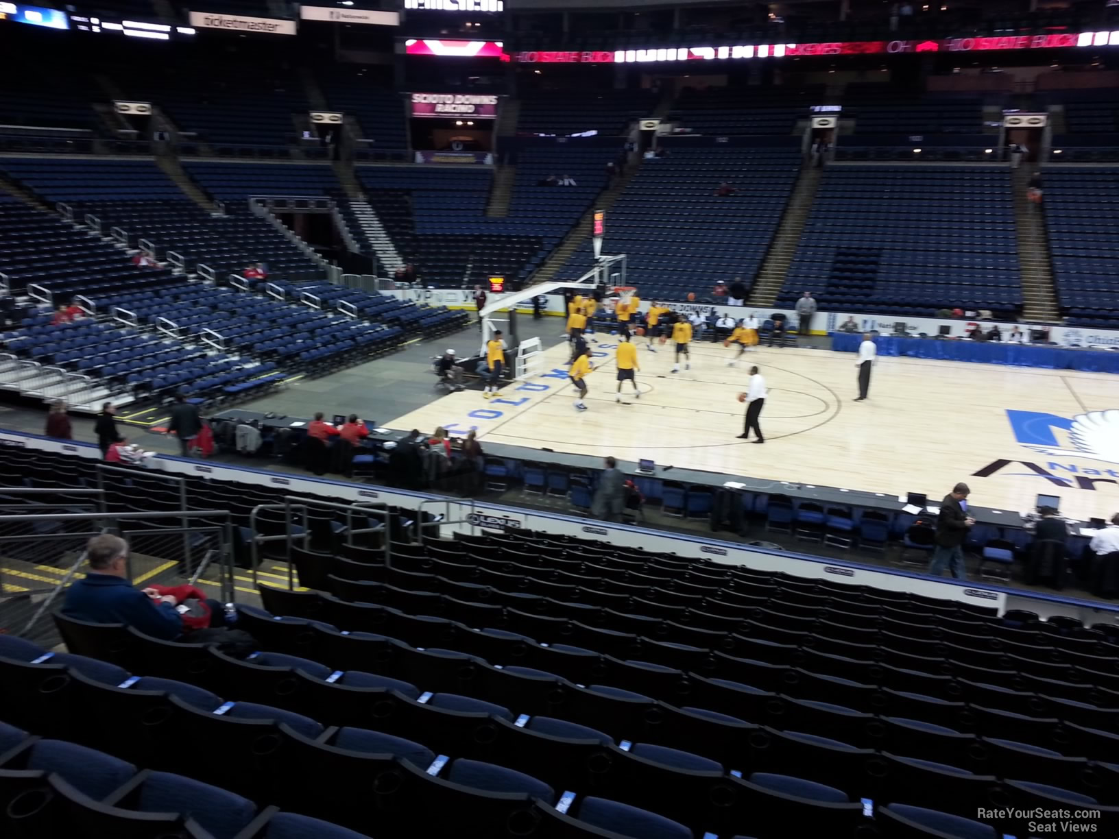 Nationwide Arena Section 115 Basketball Seating - RateYourSeats.com