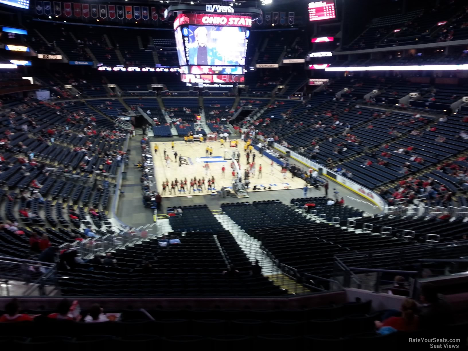 section cl13 seat view  for basketball - nationwide arena