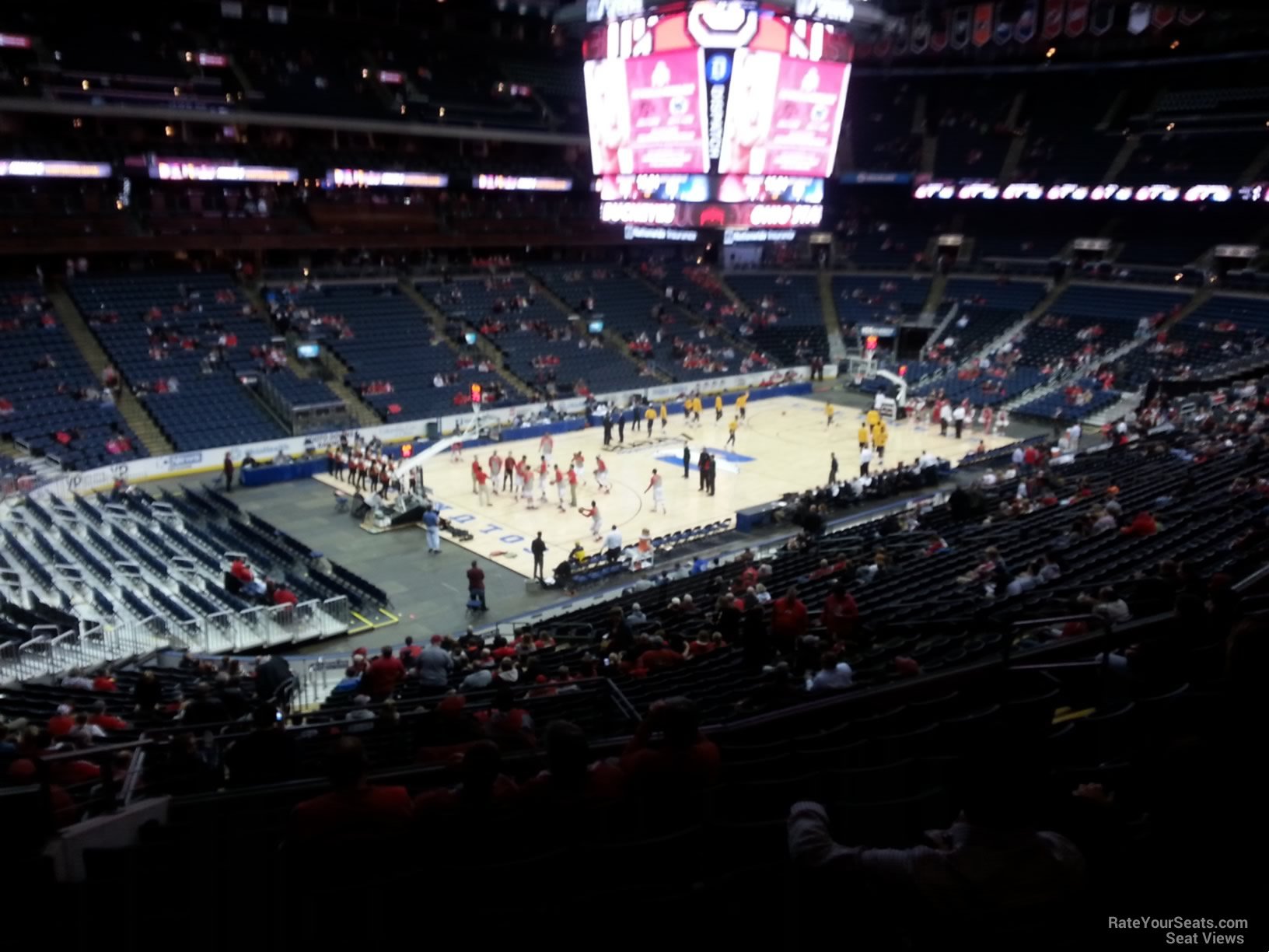 section cl7 seat view  for basketball - nationwide arena