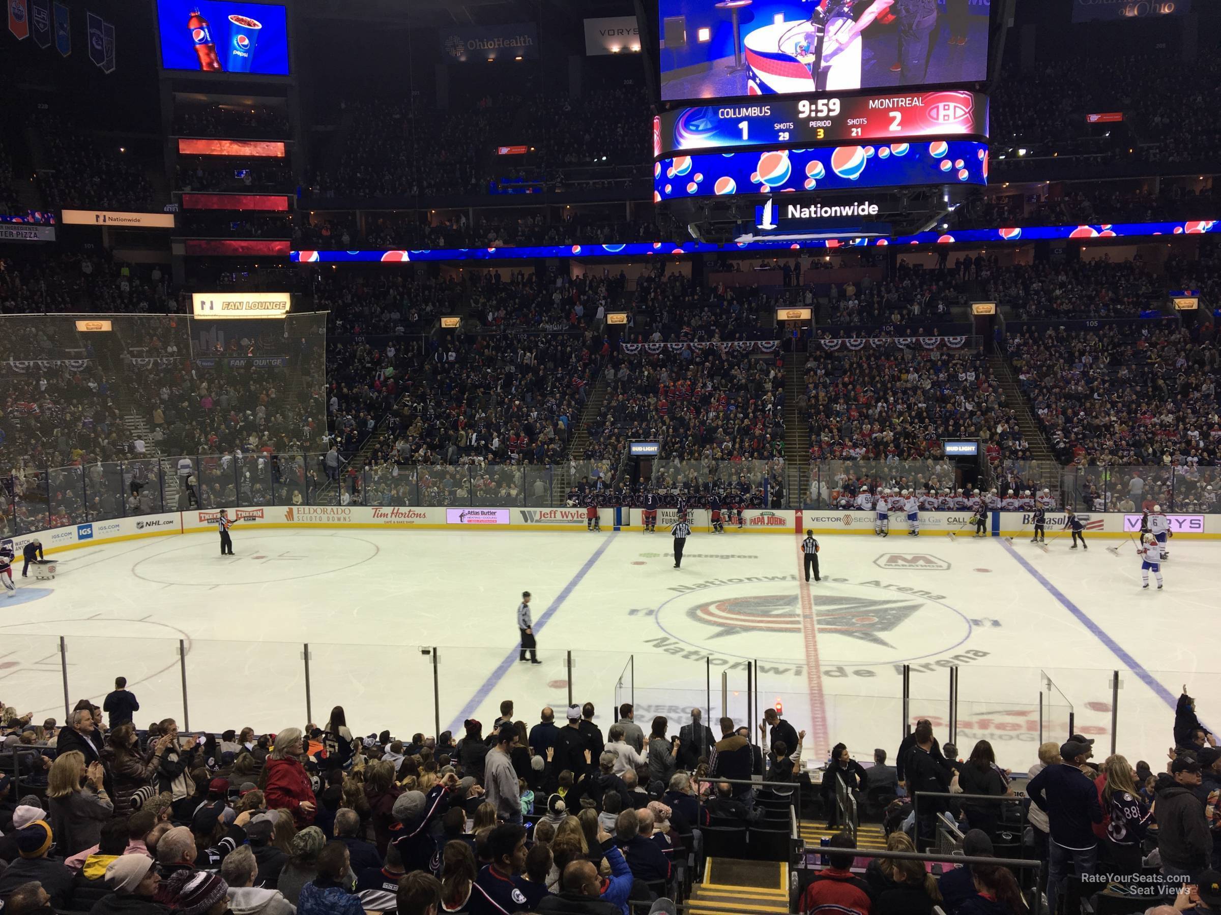 Section 115 At Nationwide Arena