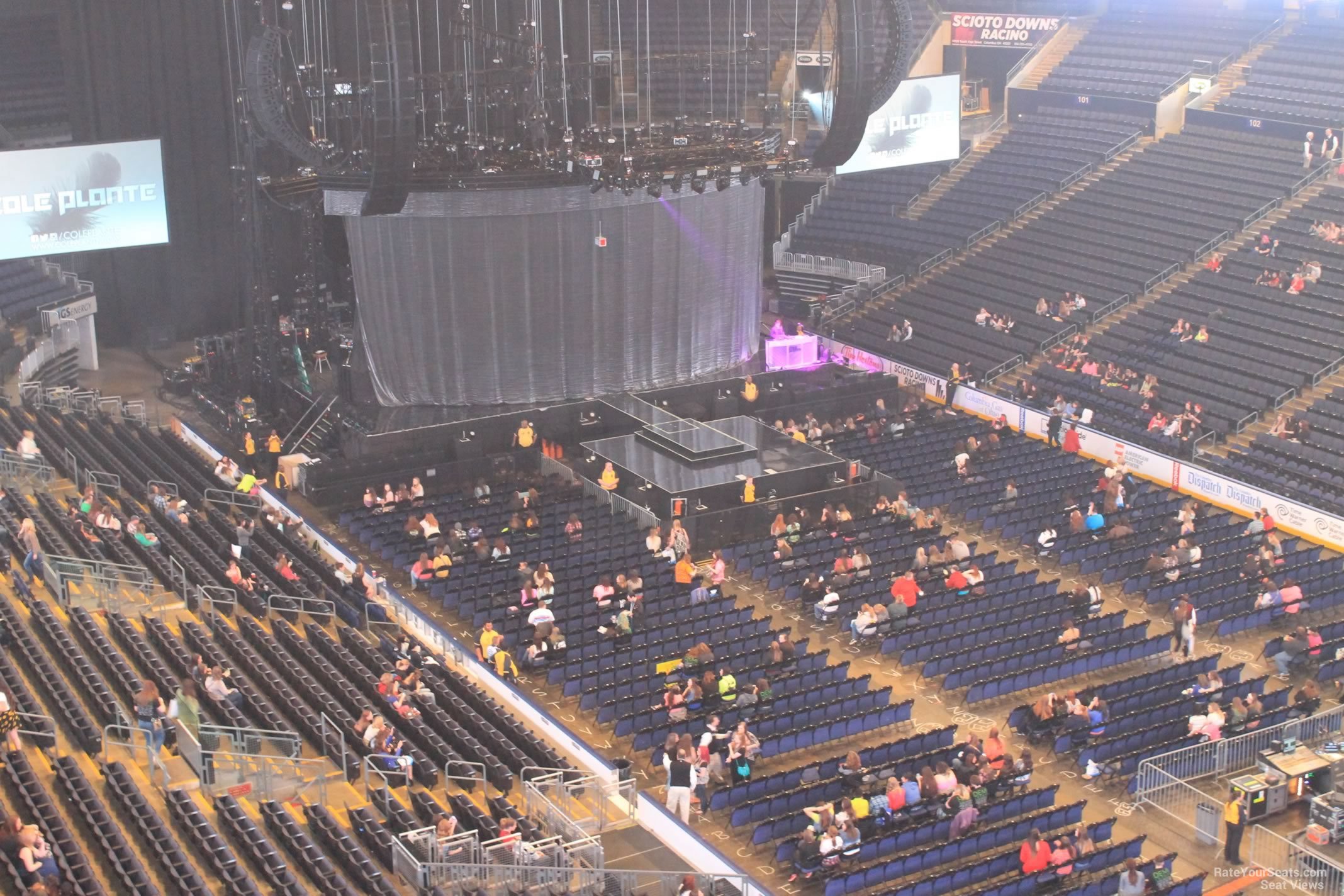 Section 214 at Nationwide Arena for Concerts
