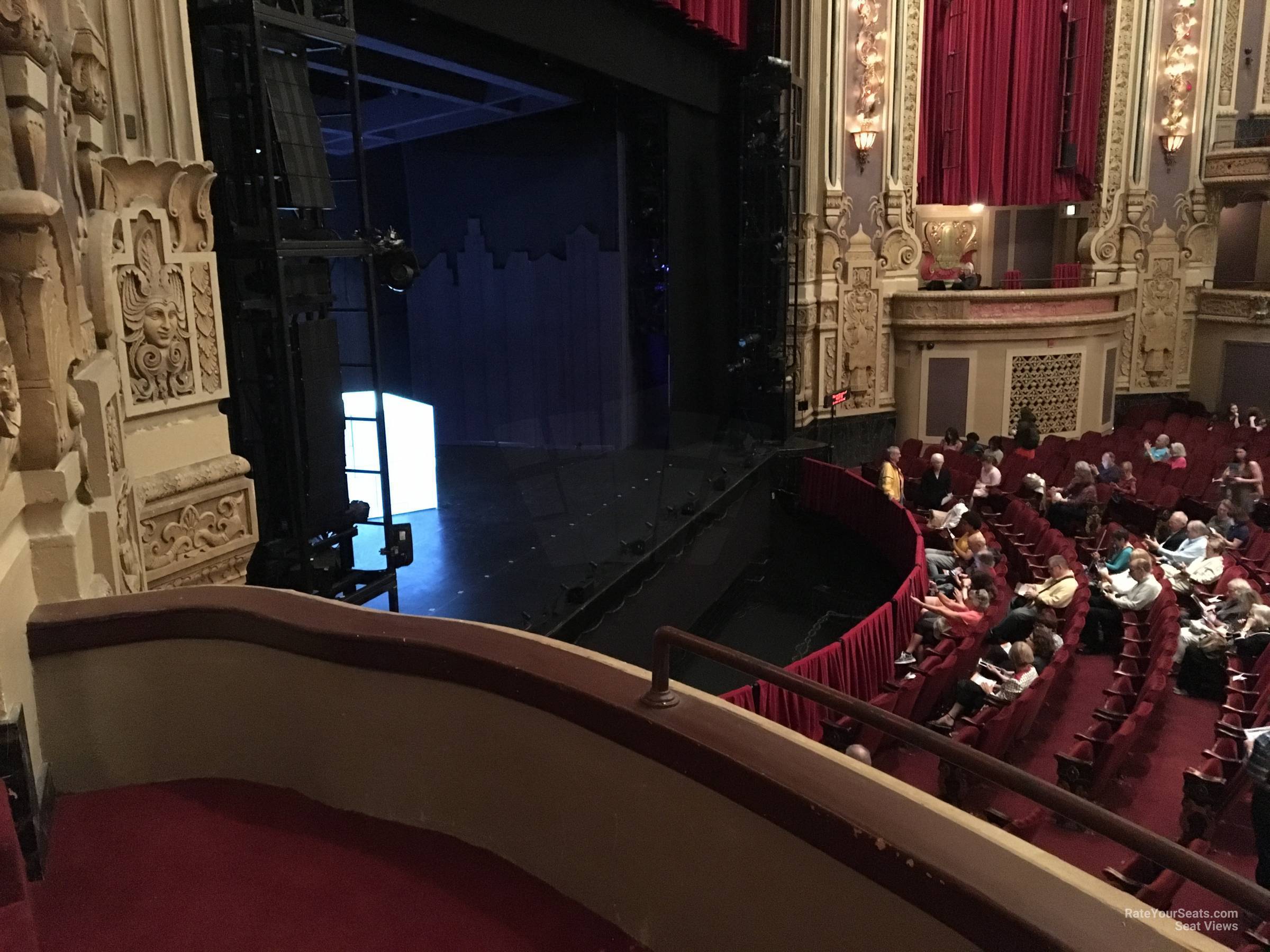 dress circle left, row bbb seat view  - nederlander theatre (chicago)