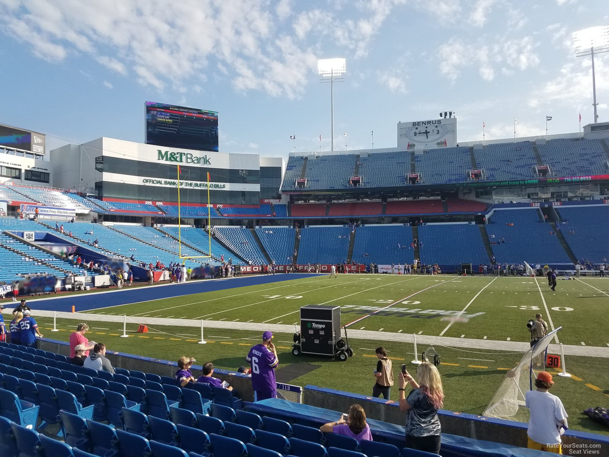 Highmark Stadium, section 113, row 14, seat 6 - Buffalo Bills vs Carolina  Panthers, shared by ladybugeco