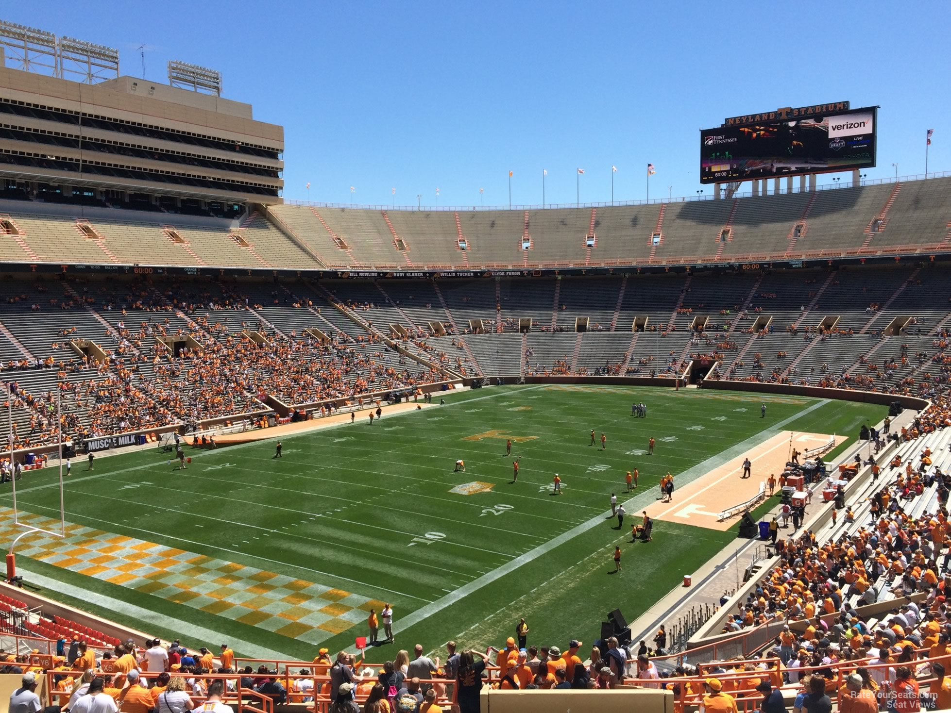 Neyland Seating Chart With Rows