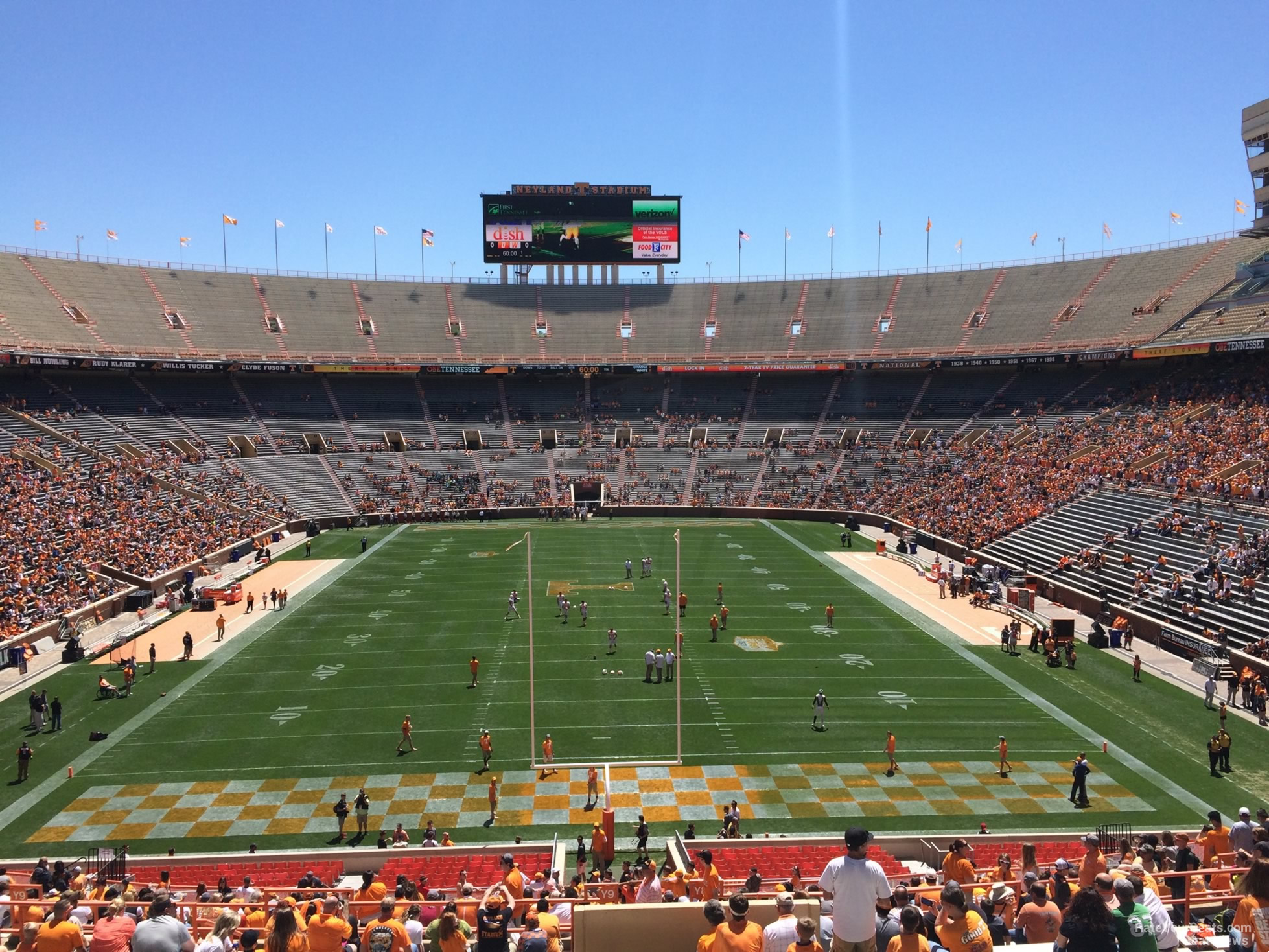 Neyland Stadium Section Y9 - RateYourSeats.com