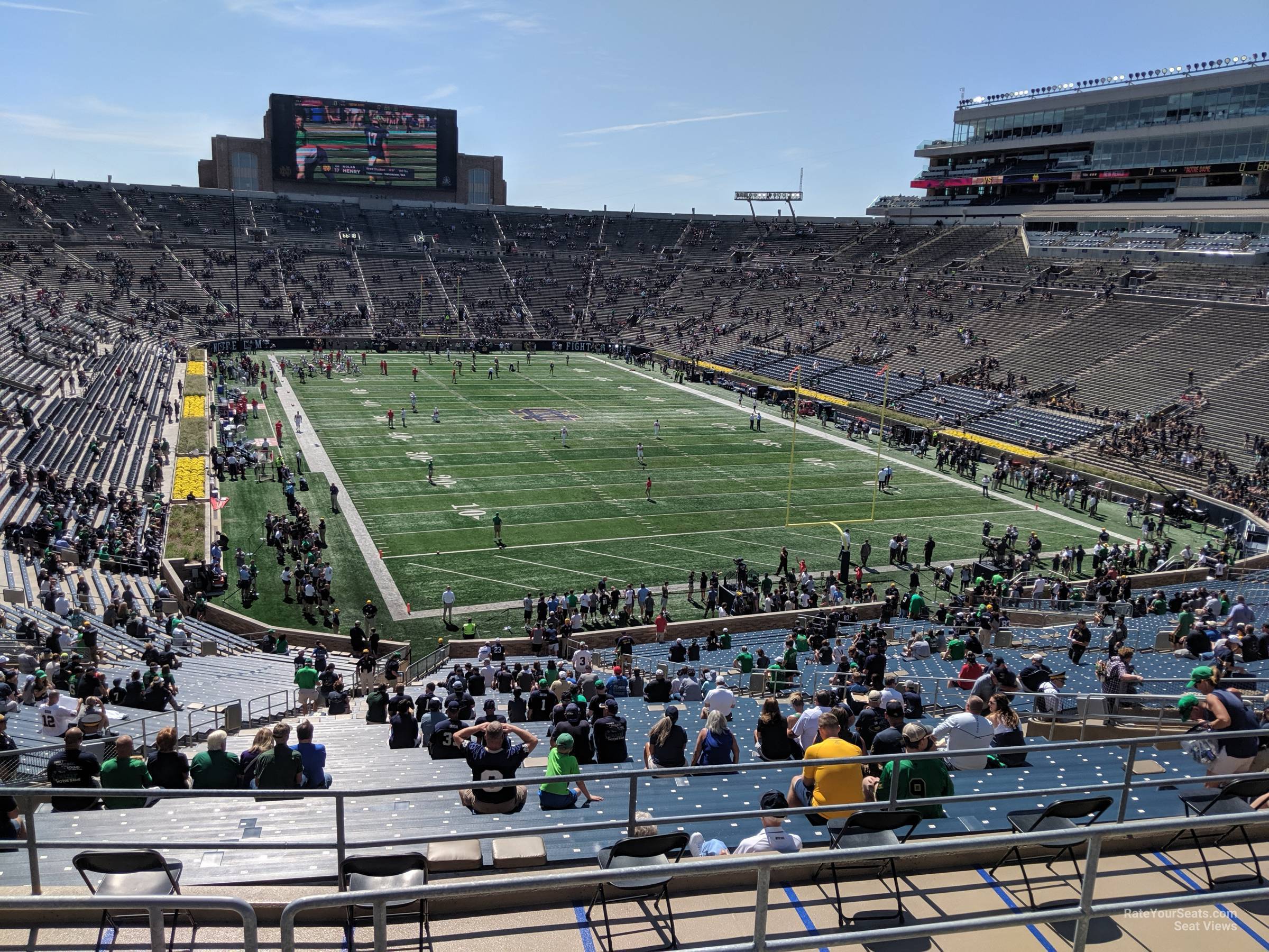 Notre Dame Stadium Section 103 - RateYourSeats.com