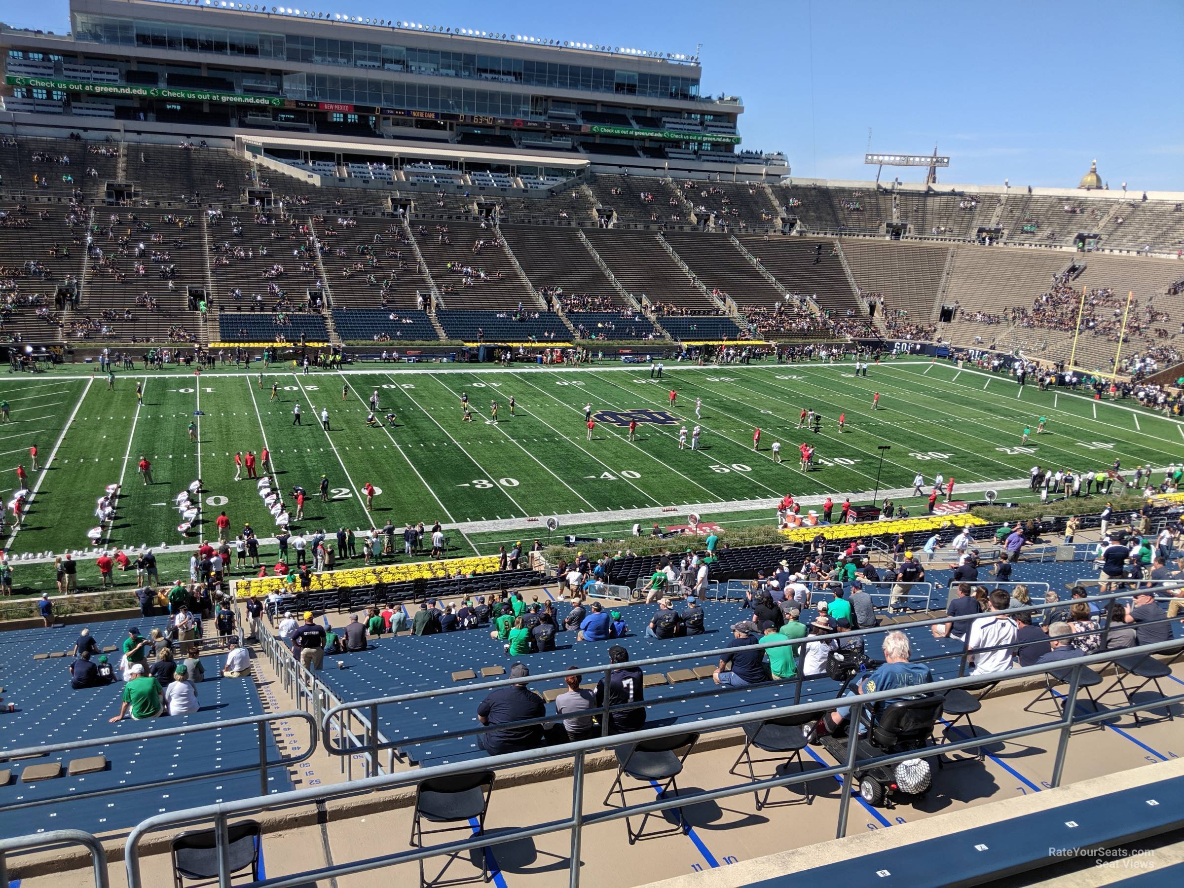 Notre Dame Stadium Section 112 - RateYourSeats.com