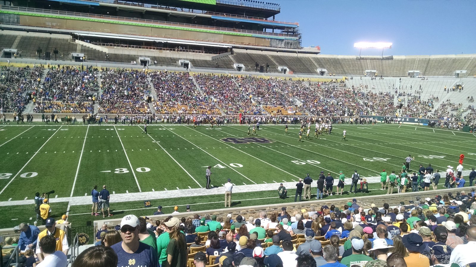 Notre Dame Stadium Section 11 - RateYourSeats.com