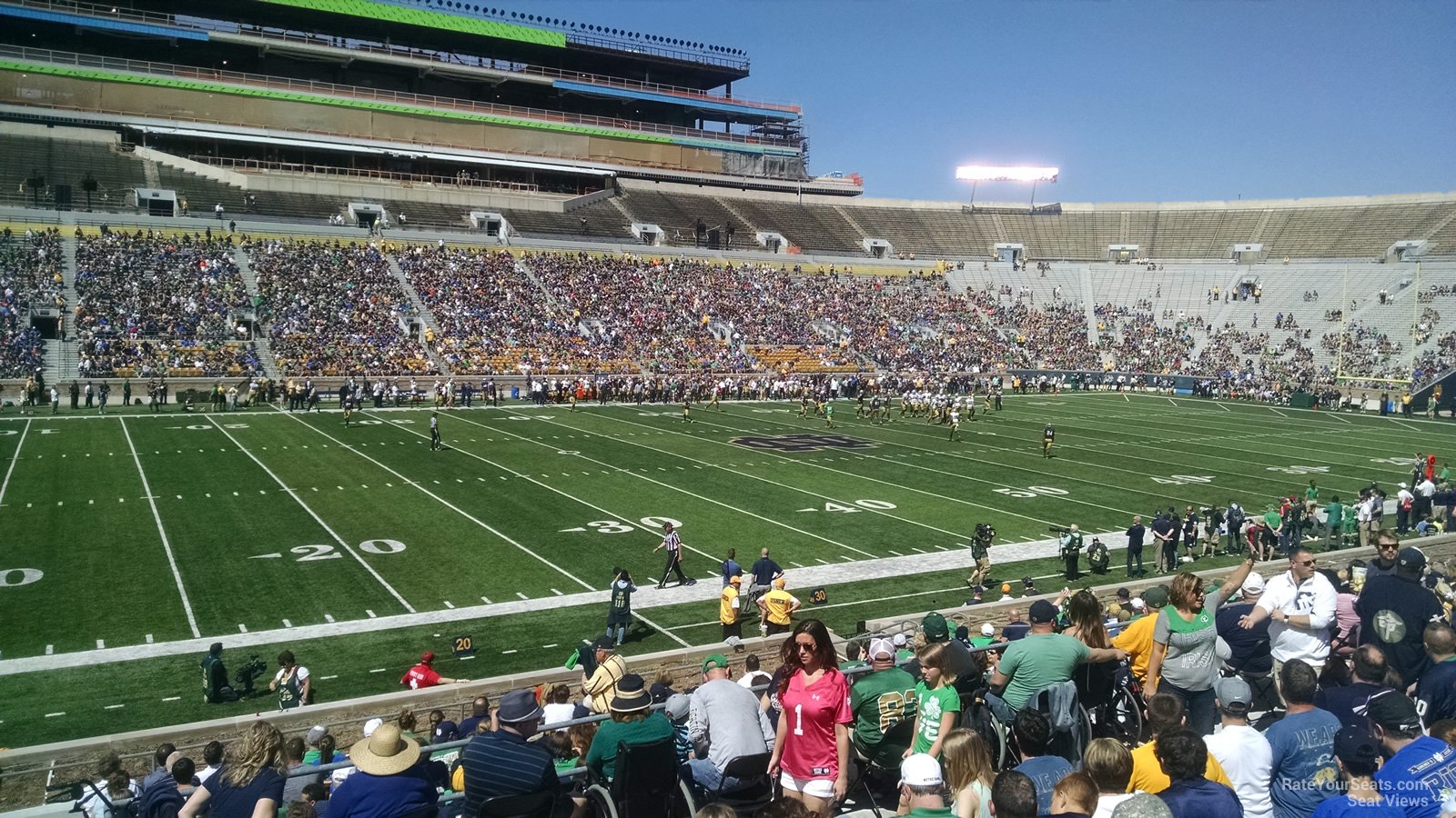 Section 12 at Notre Dame Stadium - RateYourSeats.com