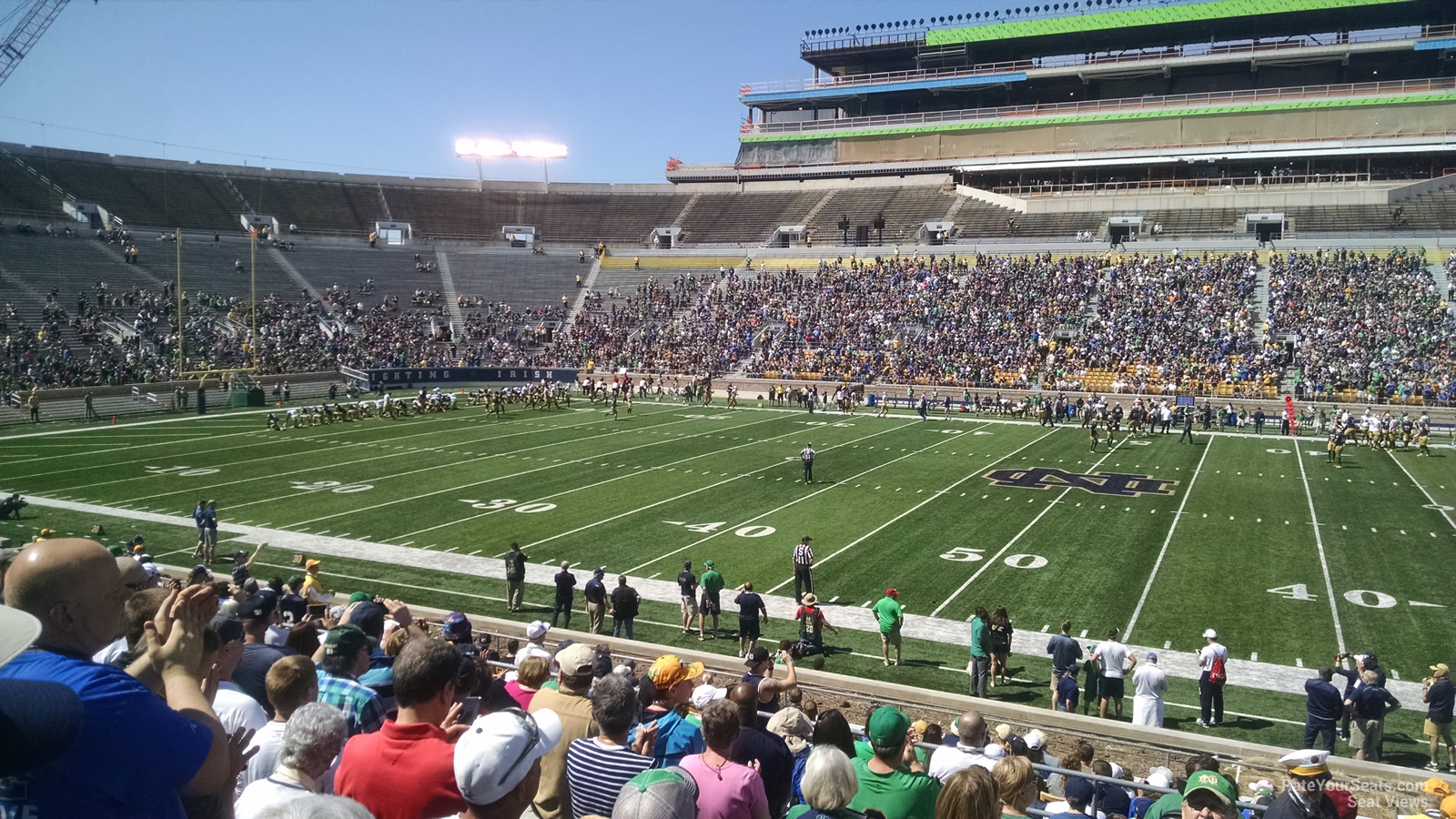 Section 9 at Notre Dame Stadium - RateYourSeats.com