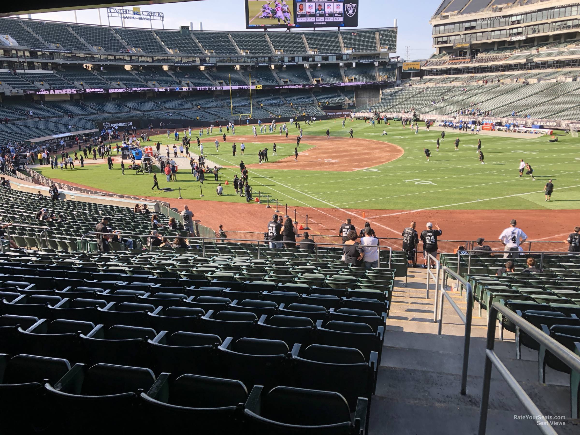 Section 110 at RingCentral Coliseum for Football - RateYourSeats.com