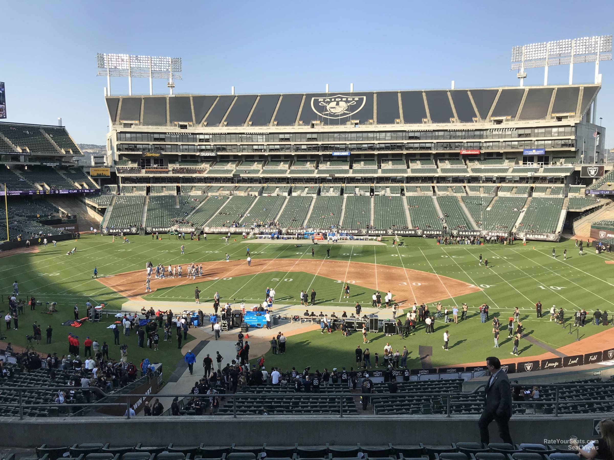 Oakland Raiders Seating Chart With Seat Numbers