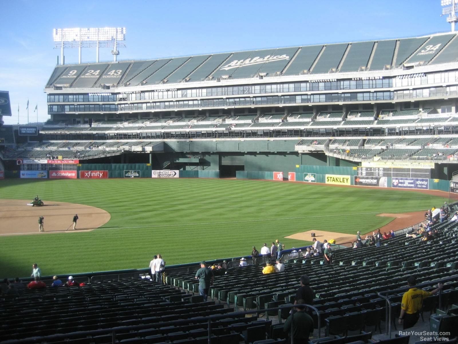 Oakland Coliseum Section 111 - Oakland Athletics - RateYourSeats.com