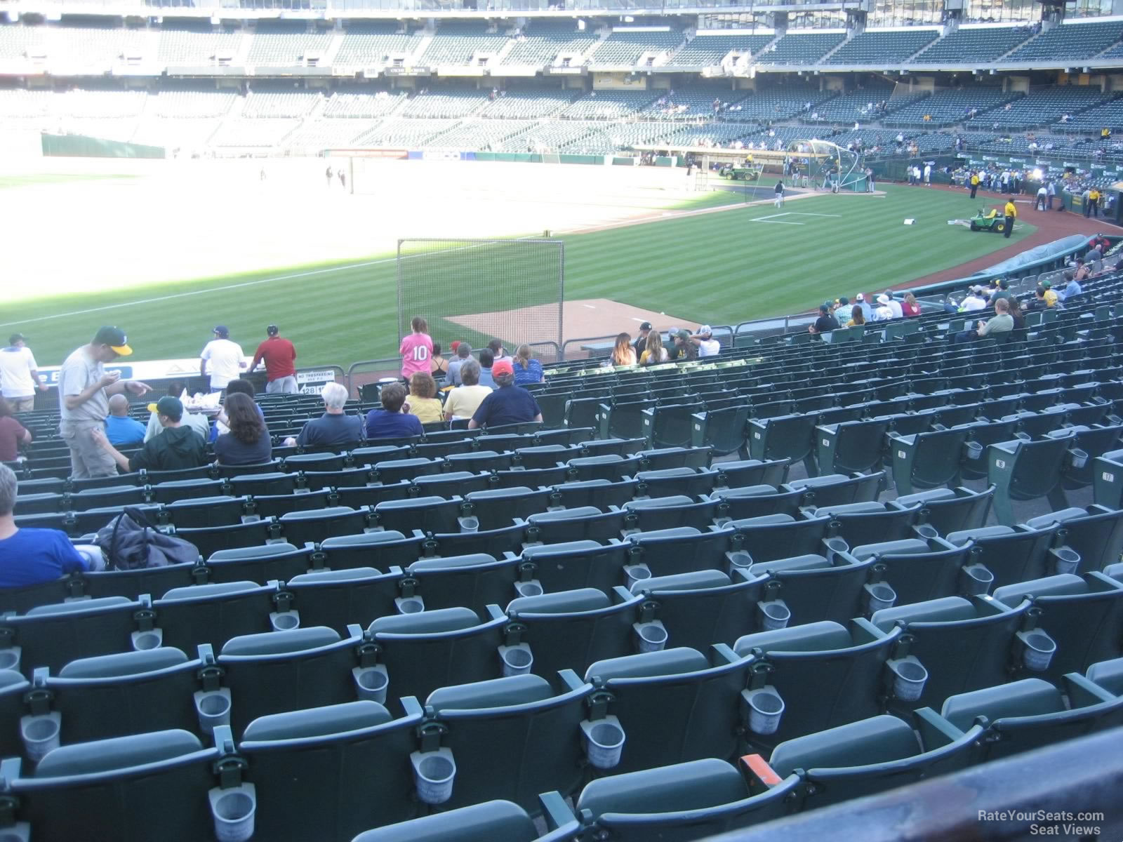 Oakland Coliseum Section 128 - Oakland Athletics - RateYourSeats.com