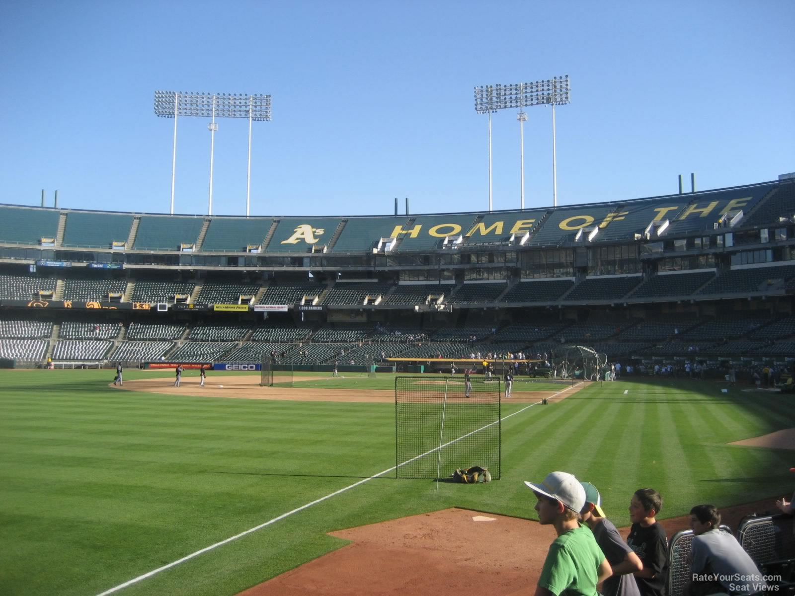 Ringcentral Coliseum Section 130 - Oakland Athletics - Rateyourseats.com