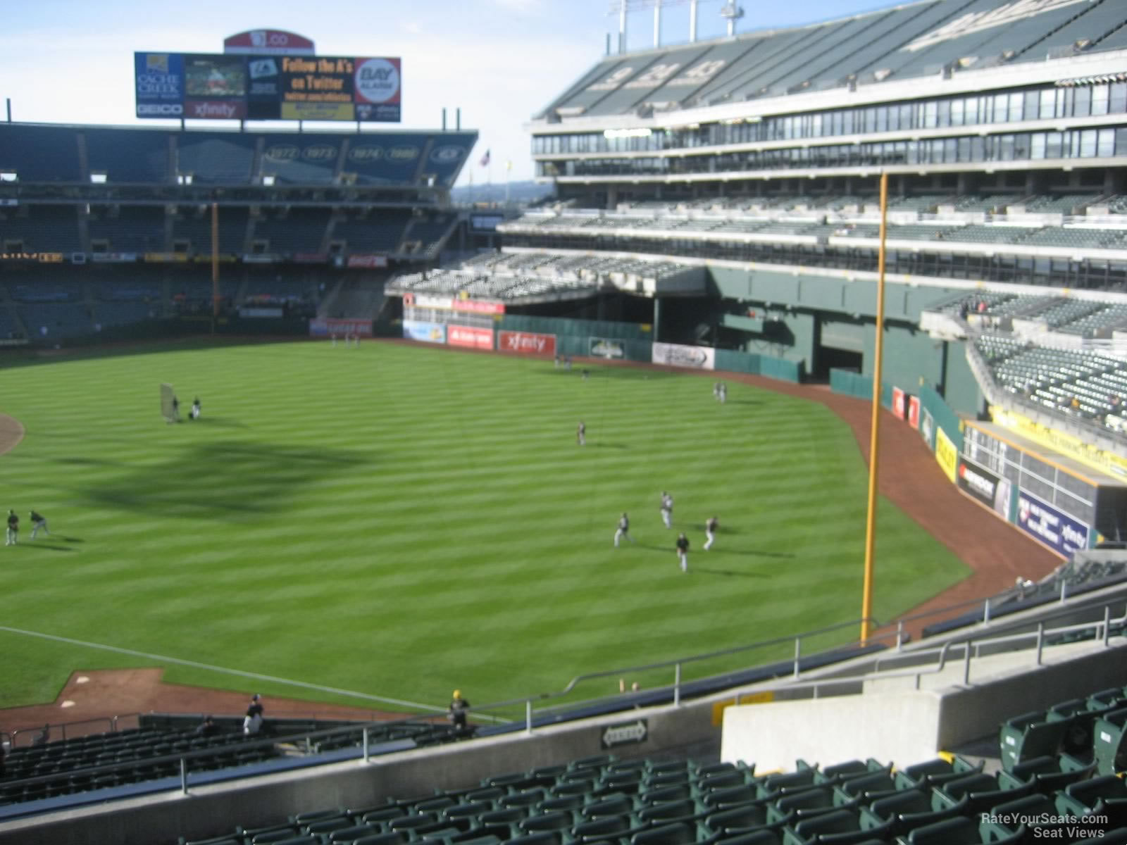 Oakland Coliseum Section 205 - Oakland Athletics - RateYourSeats.com