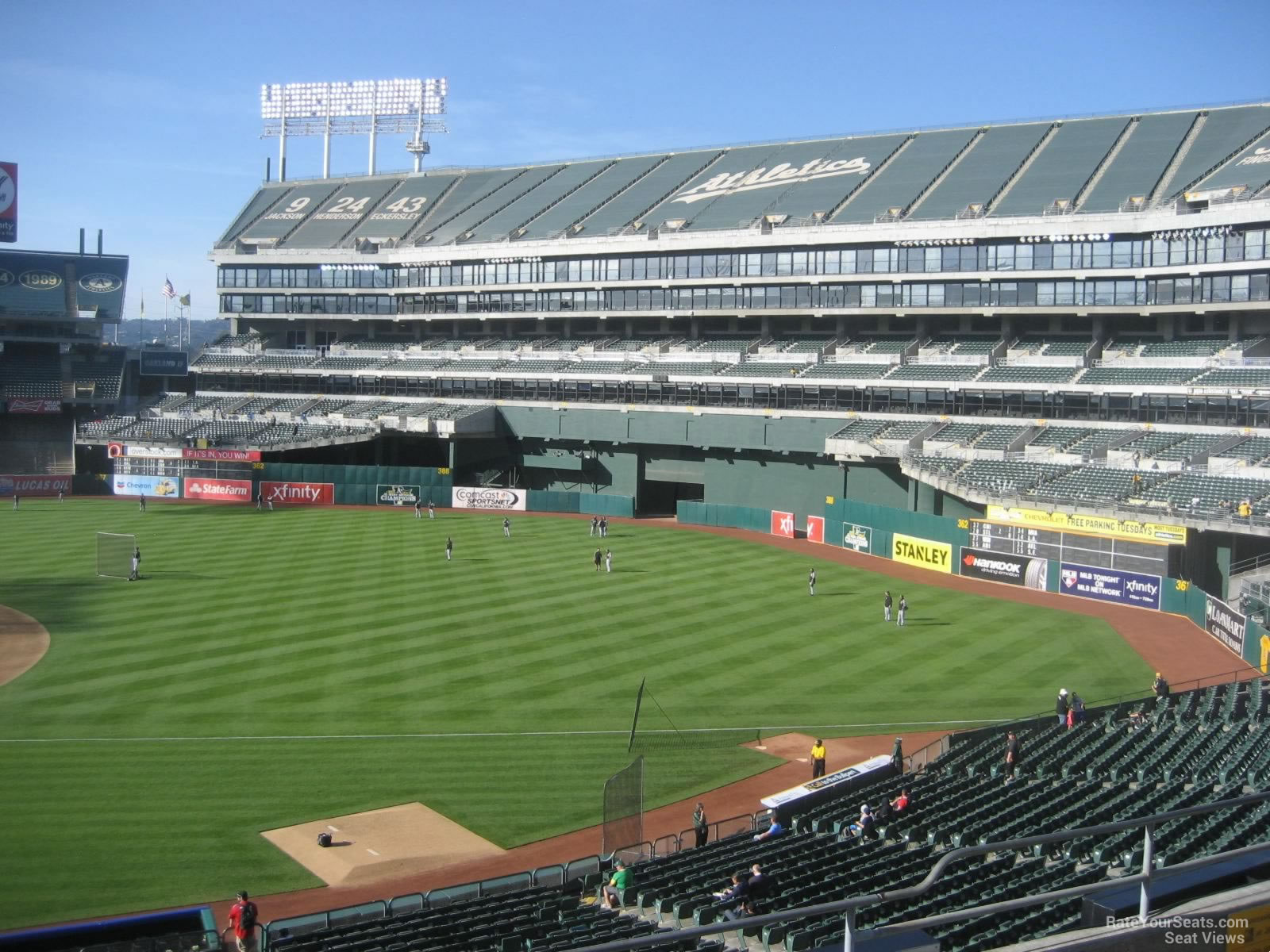 Oakland Athletics - Oakland Coliseum Section 209 - Rateyourseats.com