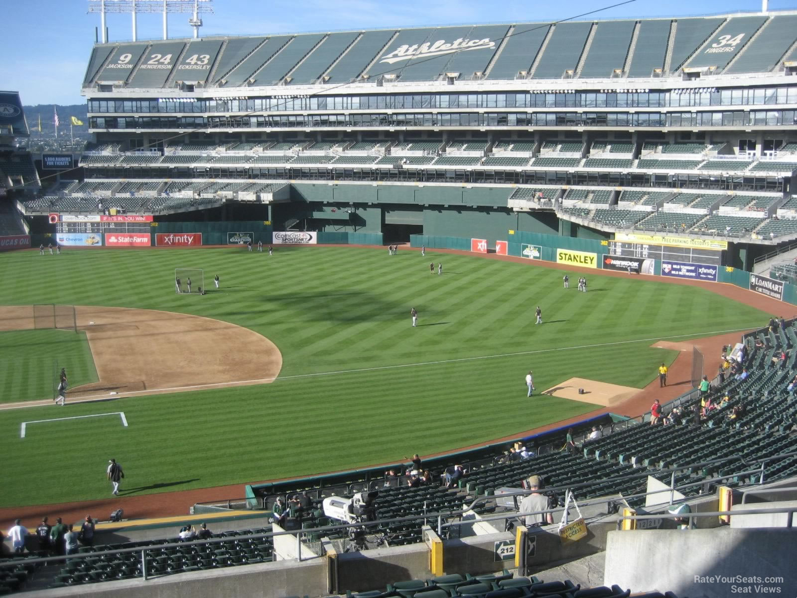 RingCentral Coliseum Section 212 - Oakland Athletics - RateYourSeats.com