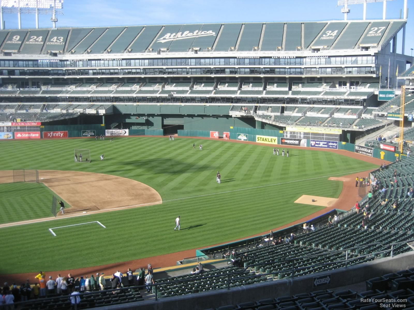 RingCentral Coliseum Section 213 - Oakland Athletics - RateYourSeats.com