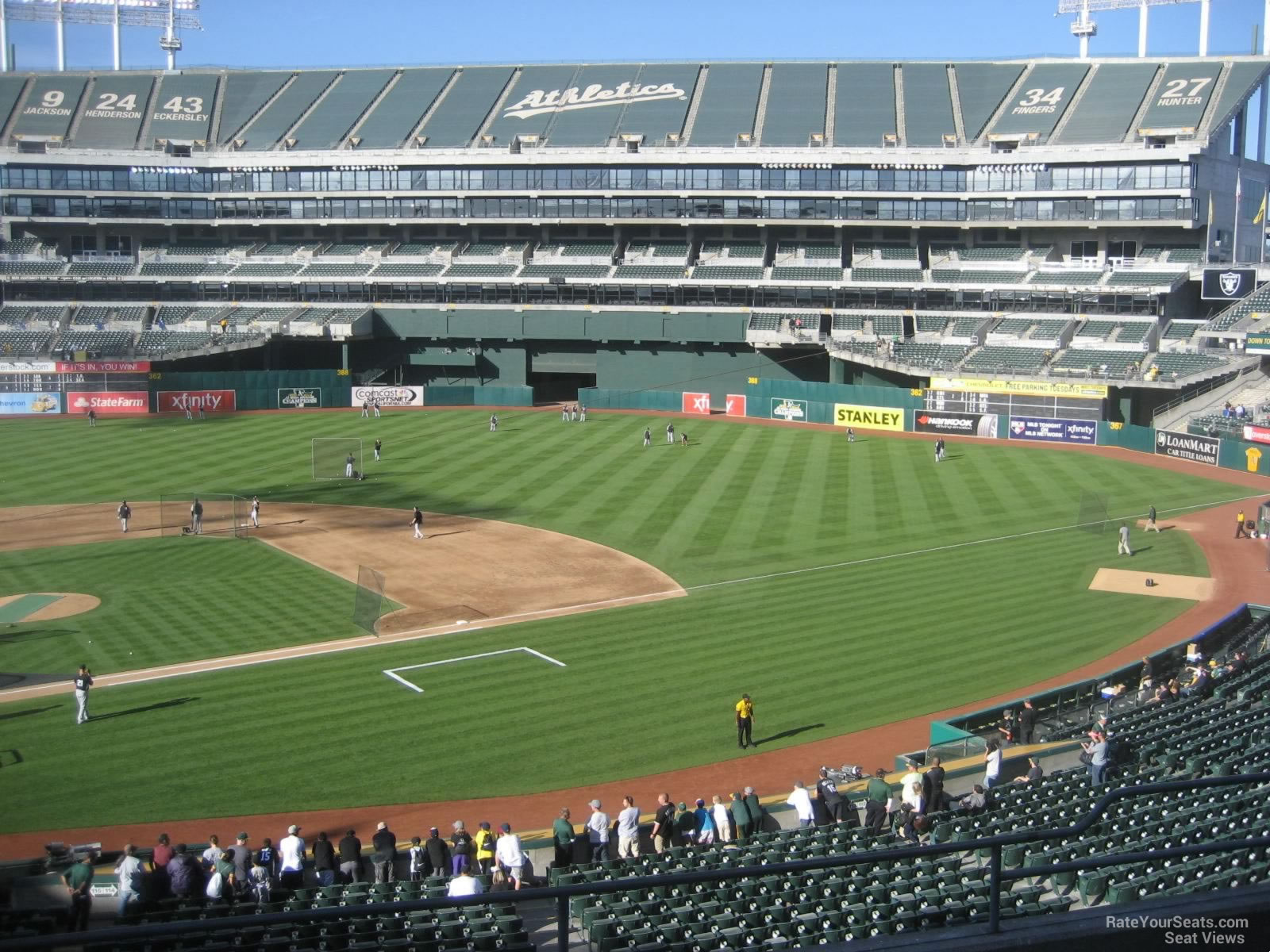 Oakland Athletics - Oakland Coliseum Section 214 - RateYourSeats.com