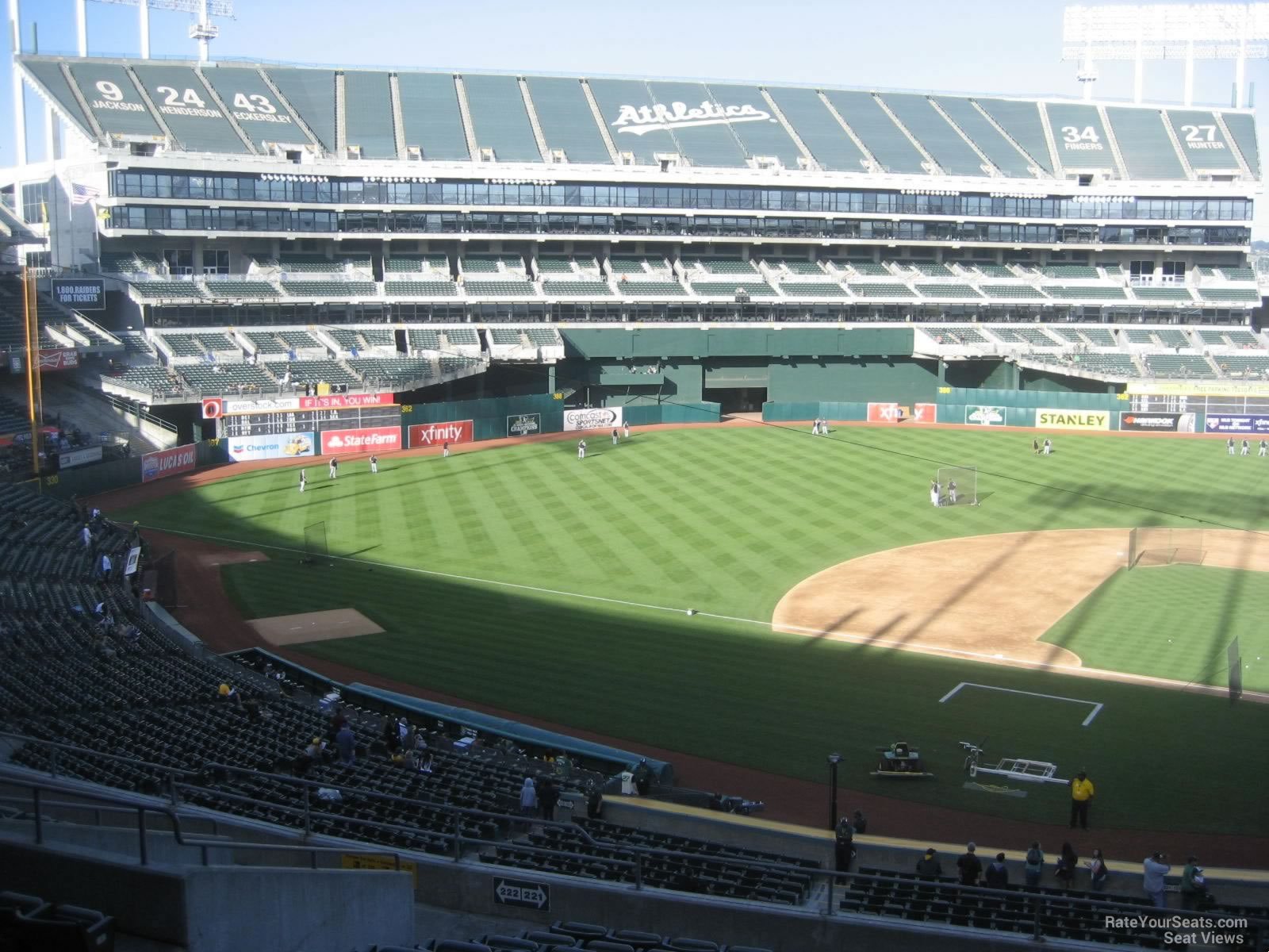 RingCentral Coliseum Section 221 - Oakland Athletics - RateYourSeats.com