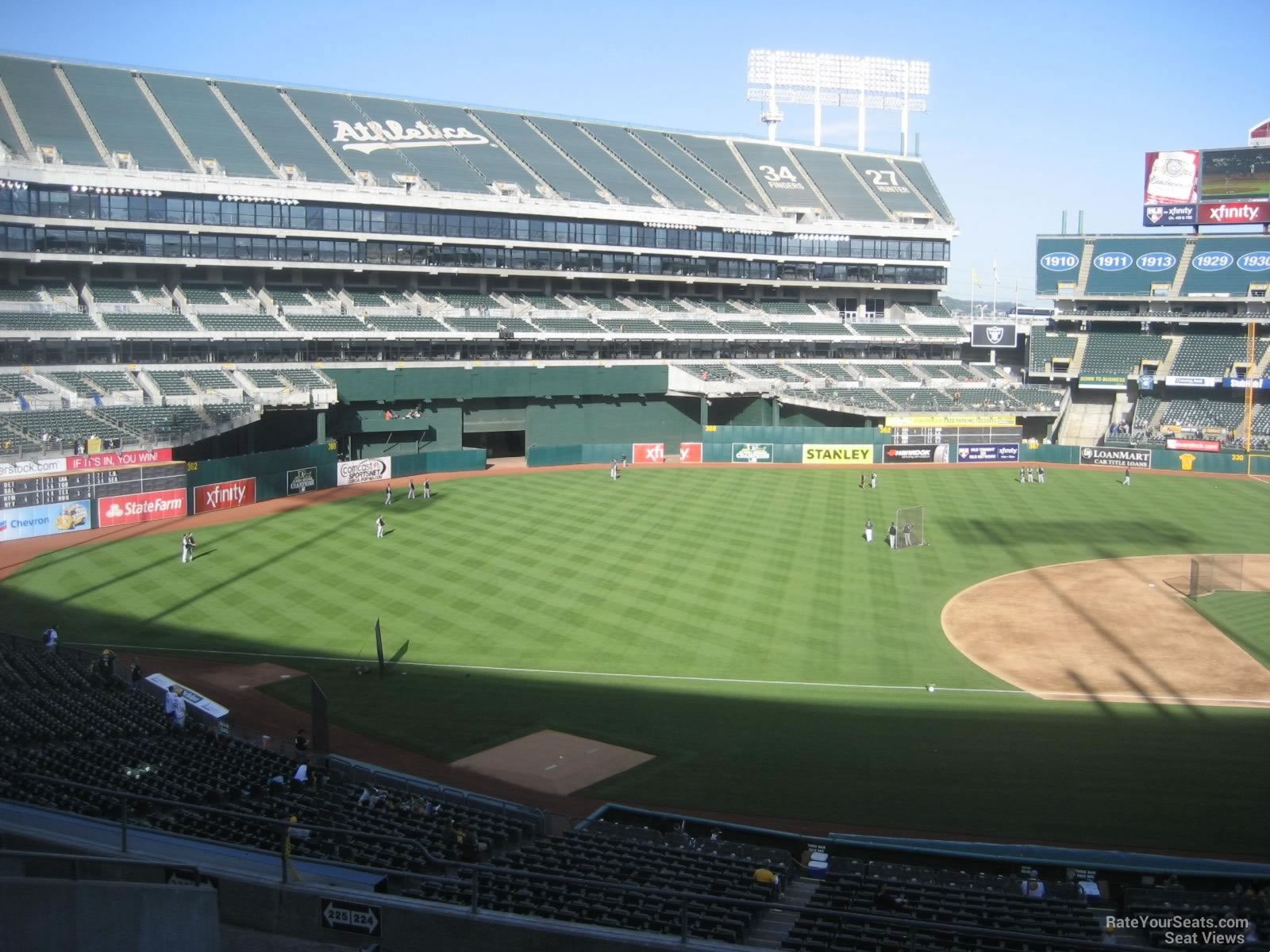 RingCentral Coliseum Section 224 - Oakland Athletics - RateYourSeats.com