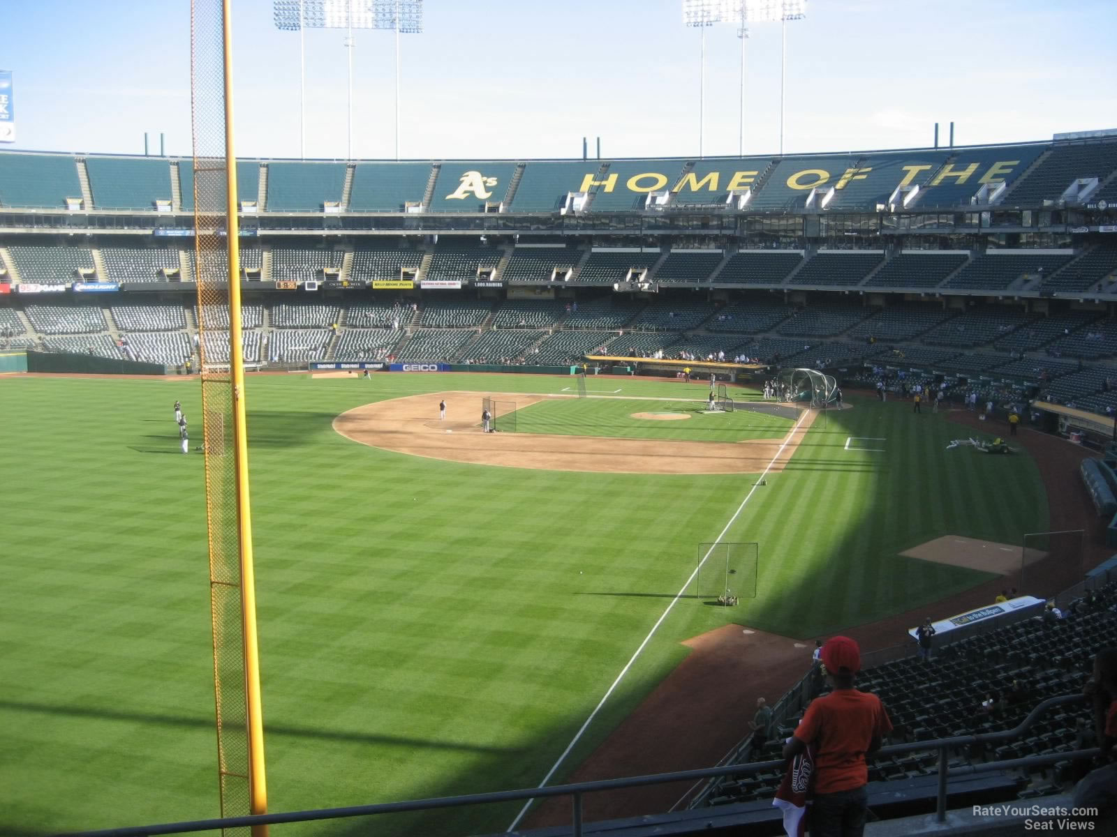 RingCentral Coliseum Section 231 - Oakland Athletics - RateYourSeats.com