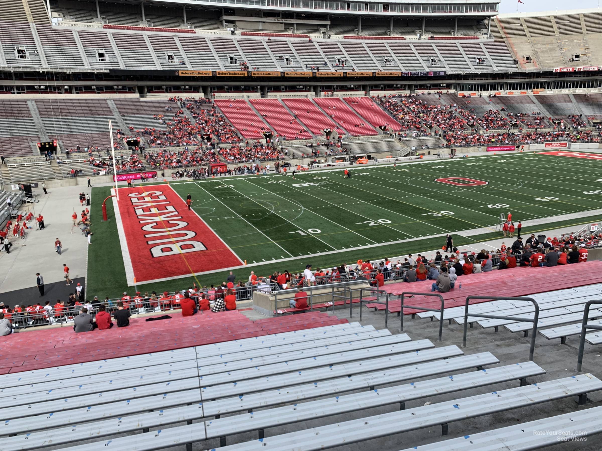 section 28a, row 25 seat view  - ohio stadium