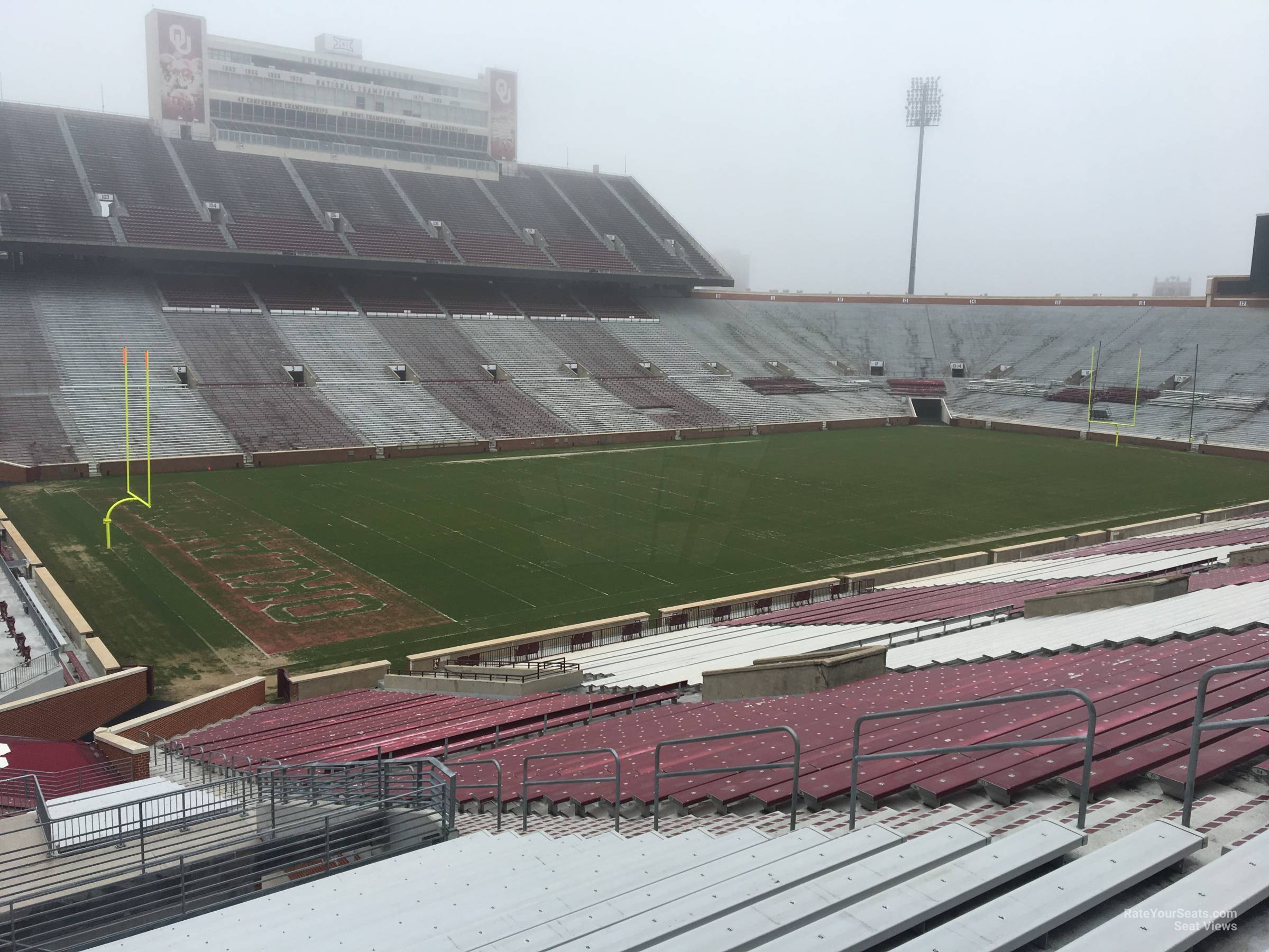 Oklahoma Memorial Stadium Section 36 - RateYourSeats.com