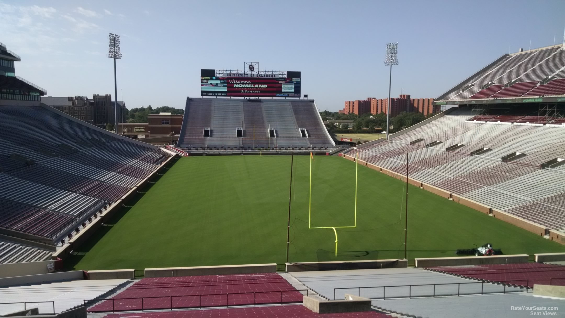 Oklahoma Memorial Stadium Section 19 - RateYourSeats.com