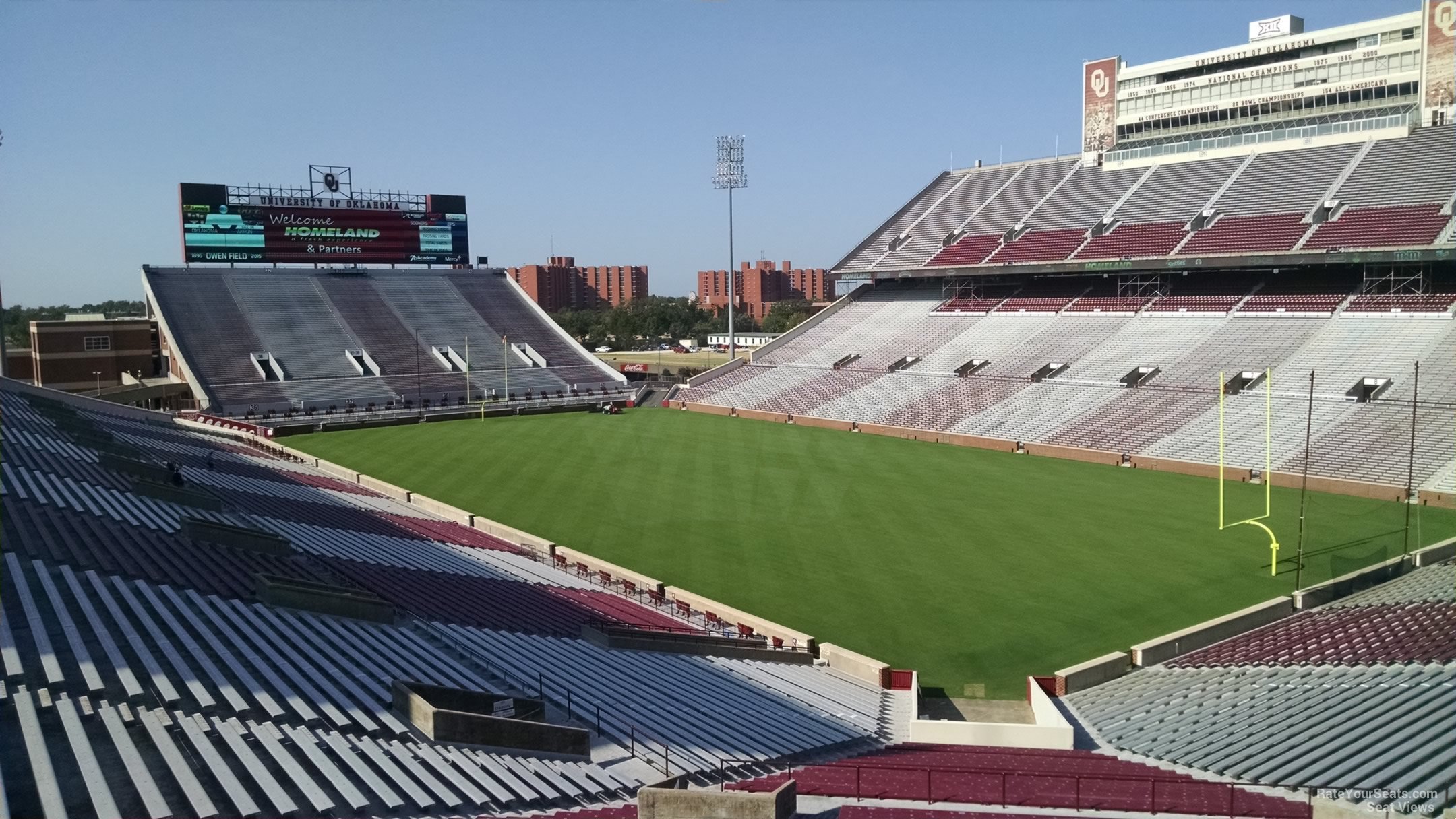 Oklahoma Memorial Stadium Section 23 - RateYourSeats.com