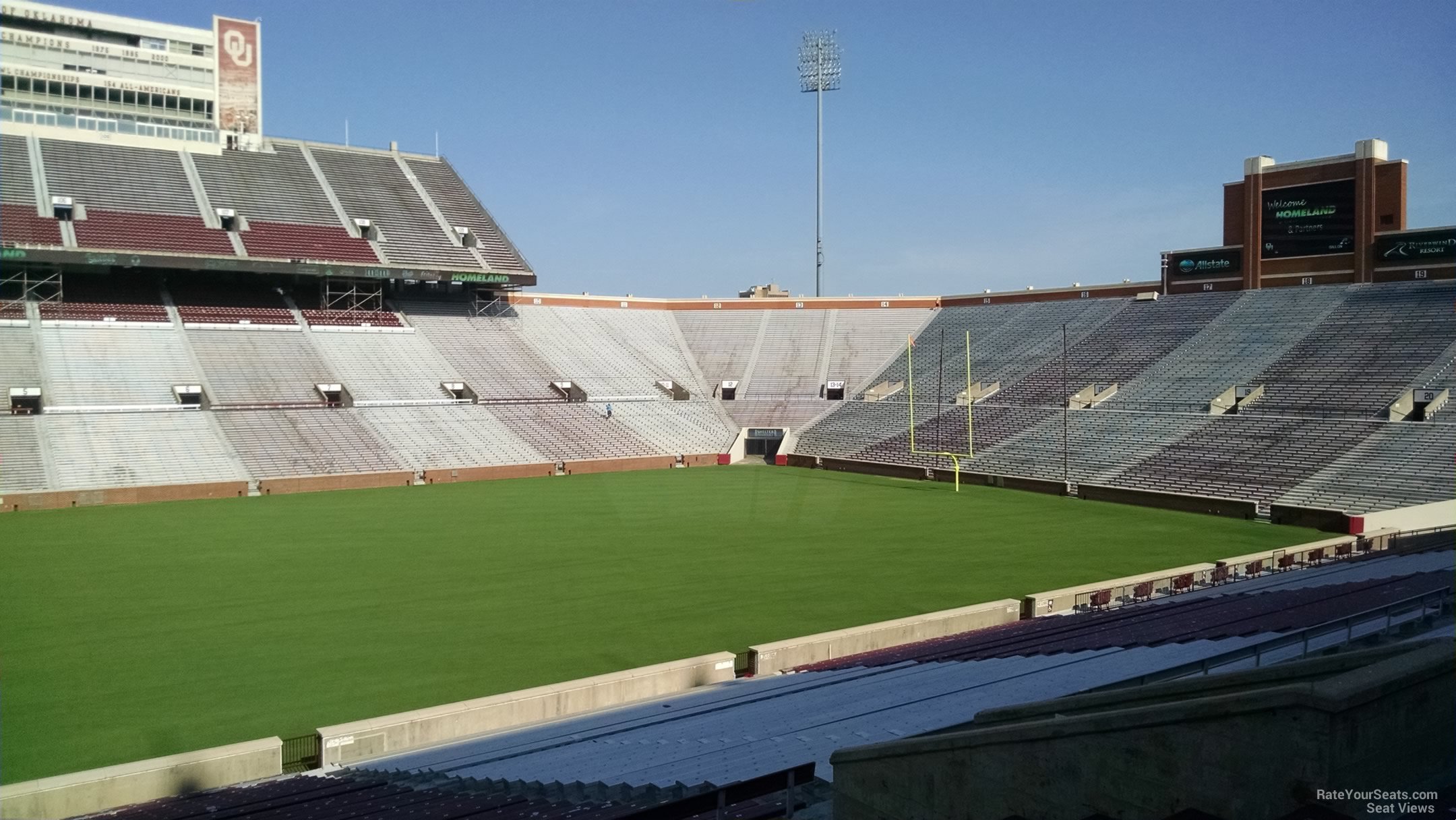 Oklahoma Memorial Stadium Section 31 - RateYourSeats.com