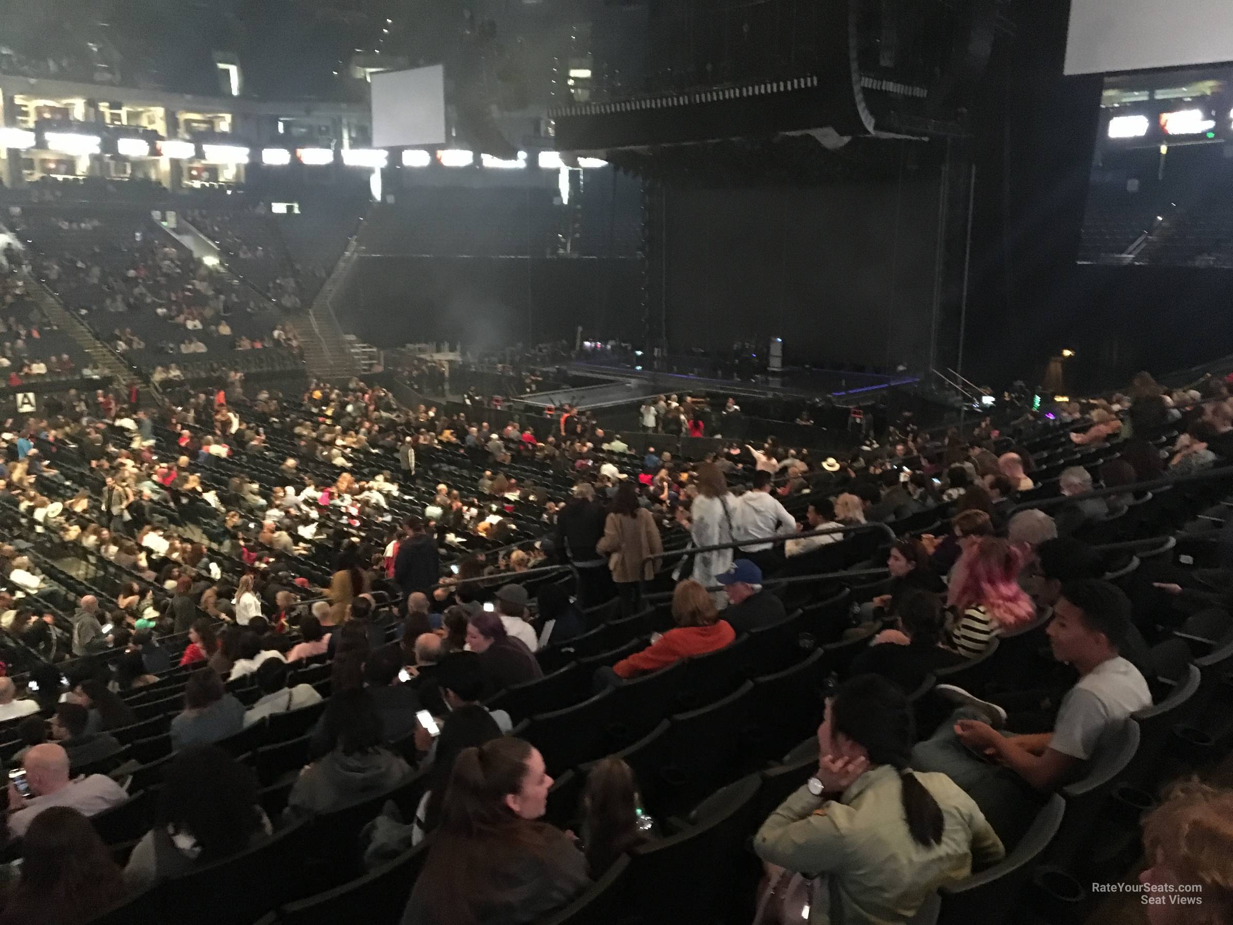 section 101, row 16 seat view  - oakland arena