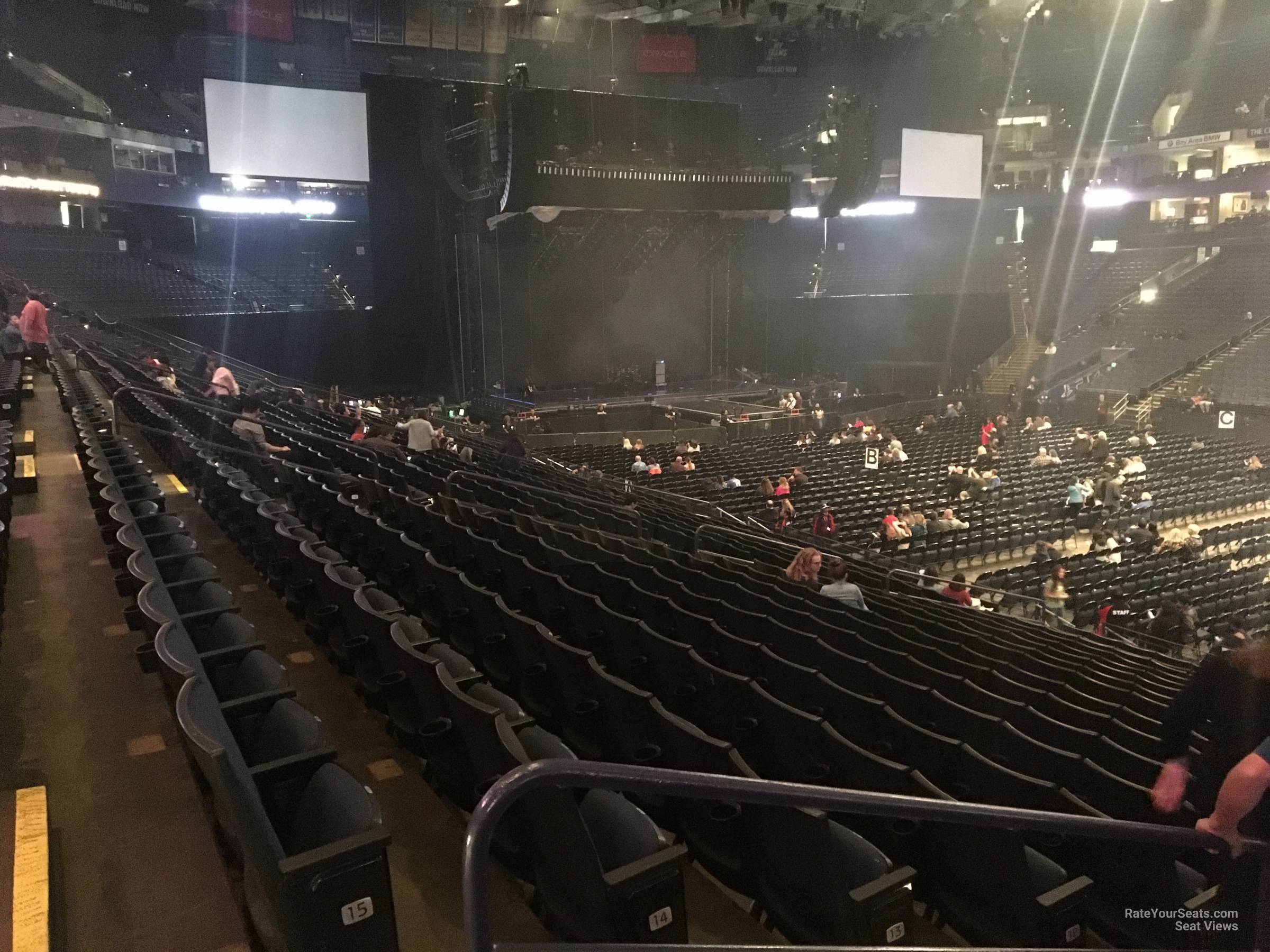 Oakland Arena Concert Seating Chart