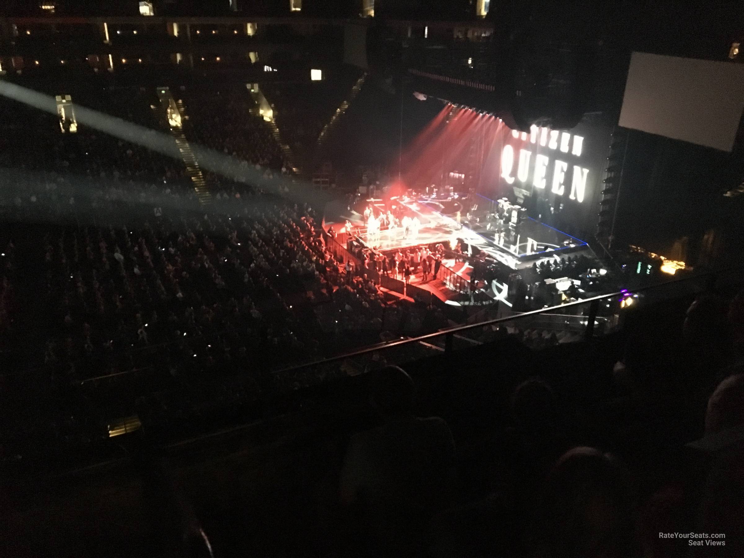 section 201, row 3 seat view  - oakland arena