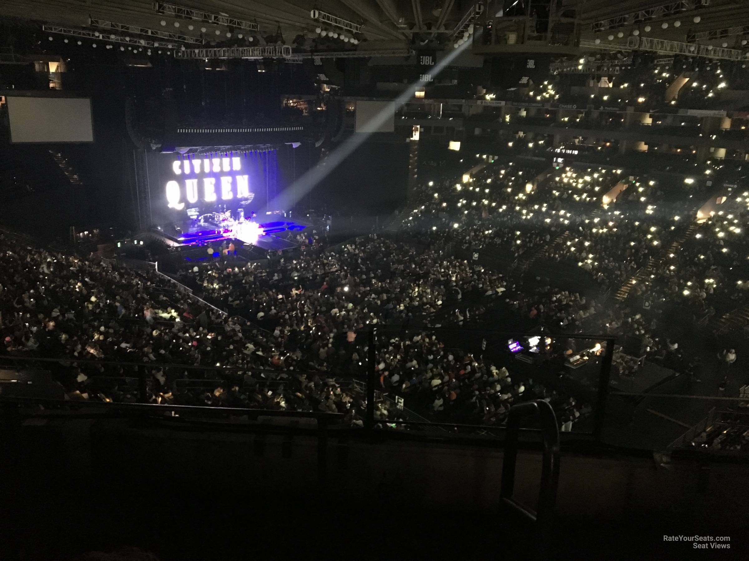 section 213, row 3 seat view  - oakland arena