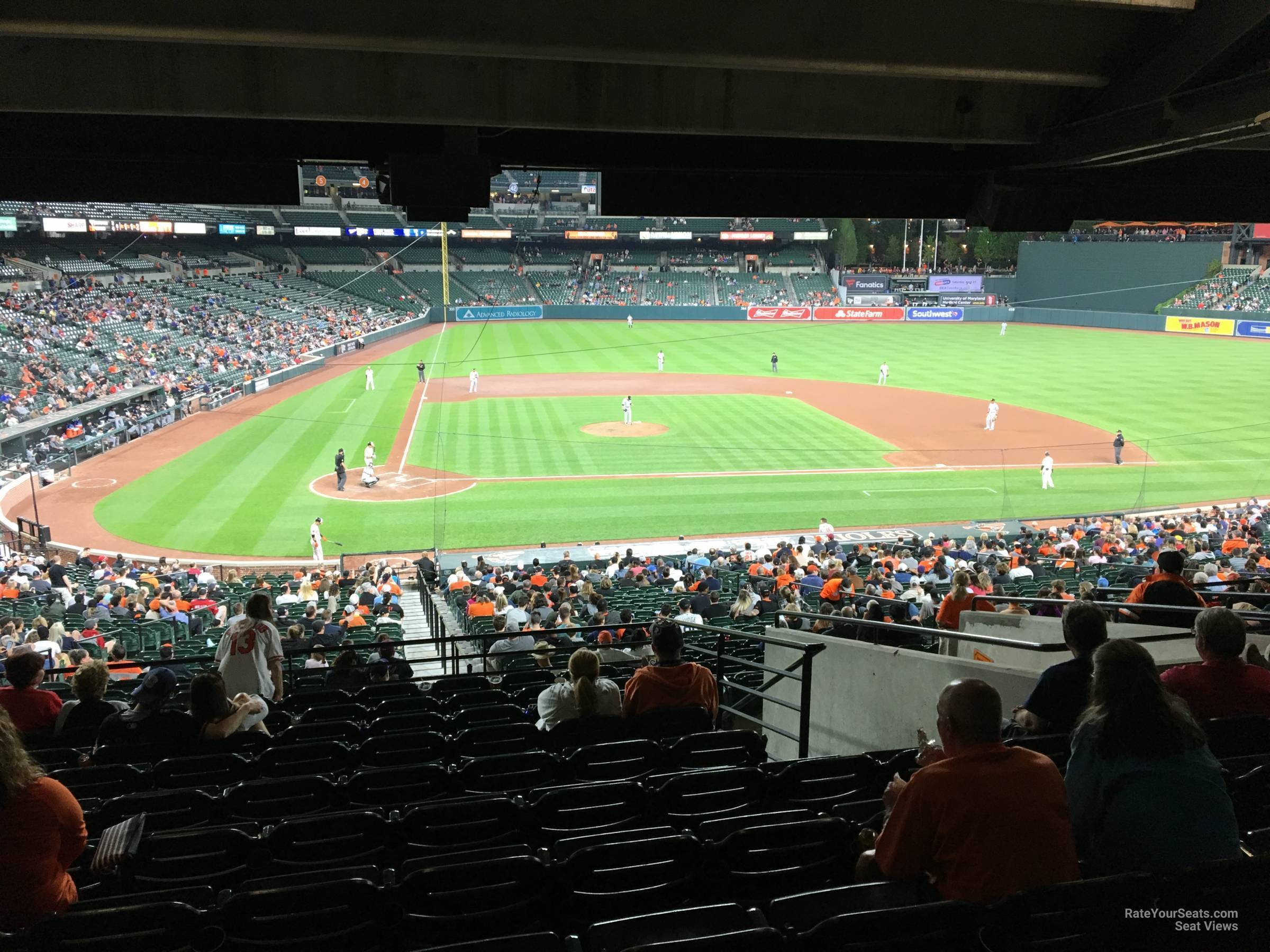 section 27, row 10 seat view  - oriole park